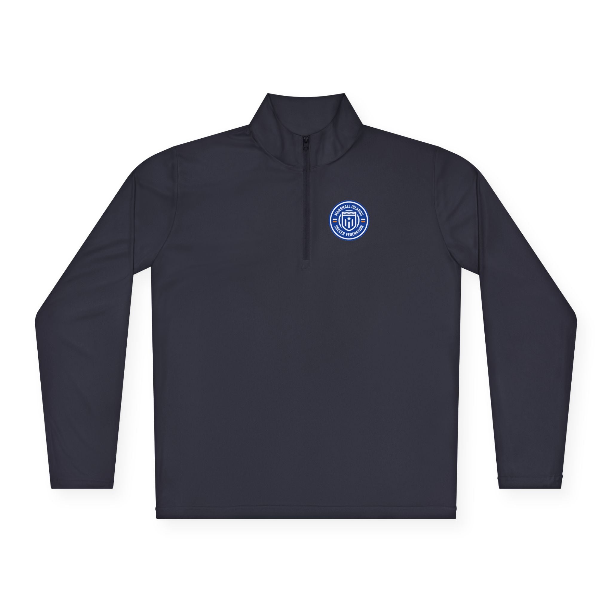 Nantucket Club Quarter-Zip Pullover - MISF Coastal Nautical Emblem