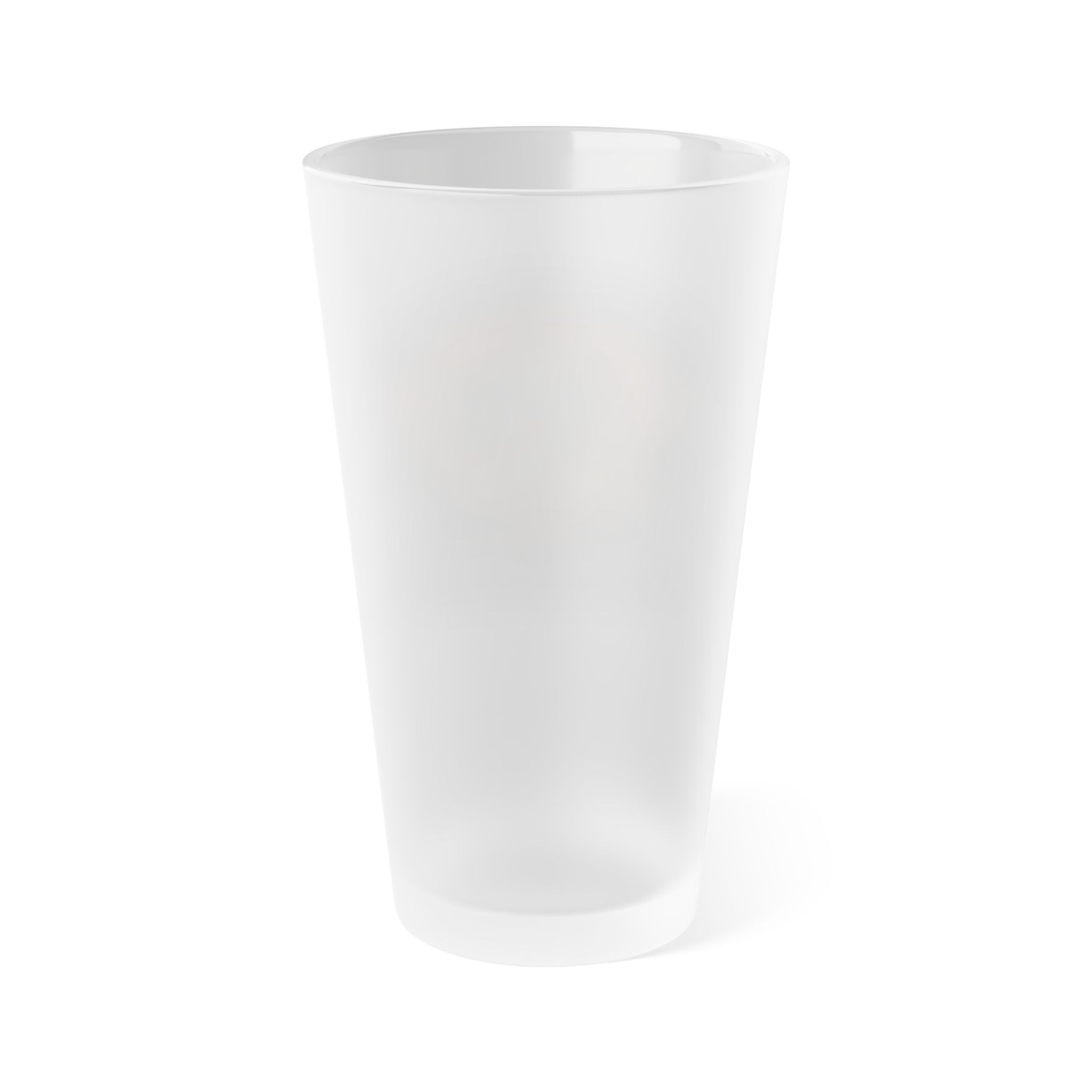 Frosted Pint Glass 16oz – MISF Play with Pride Logo Beer Pint, Frosted Ale Glass