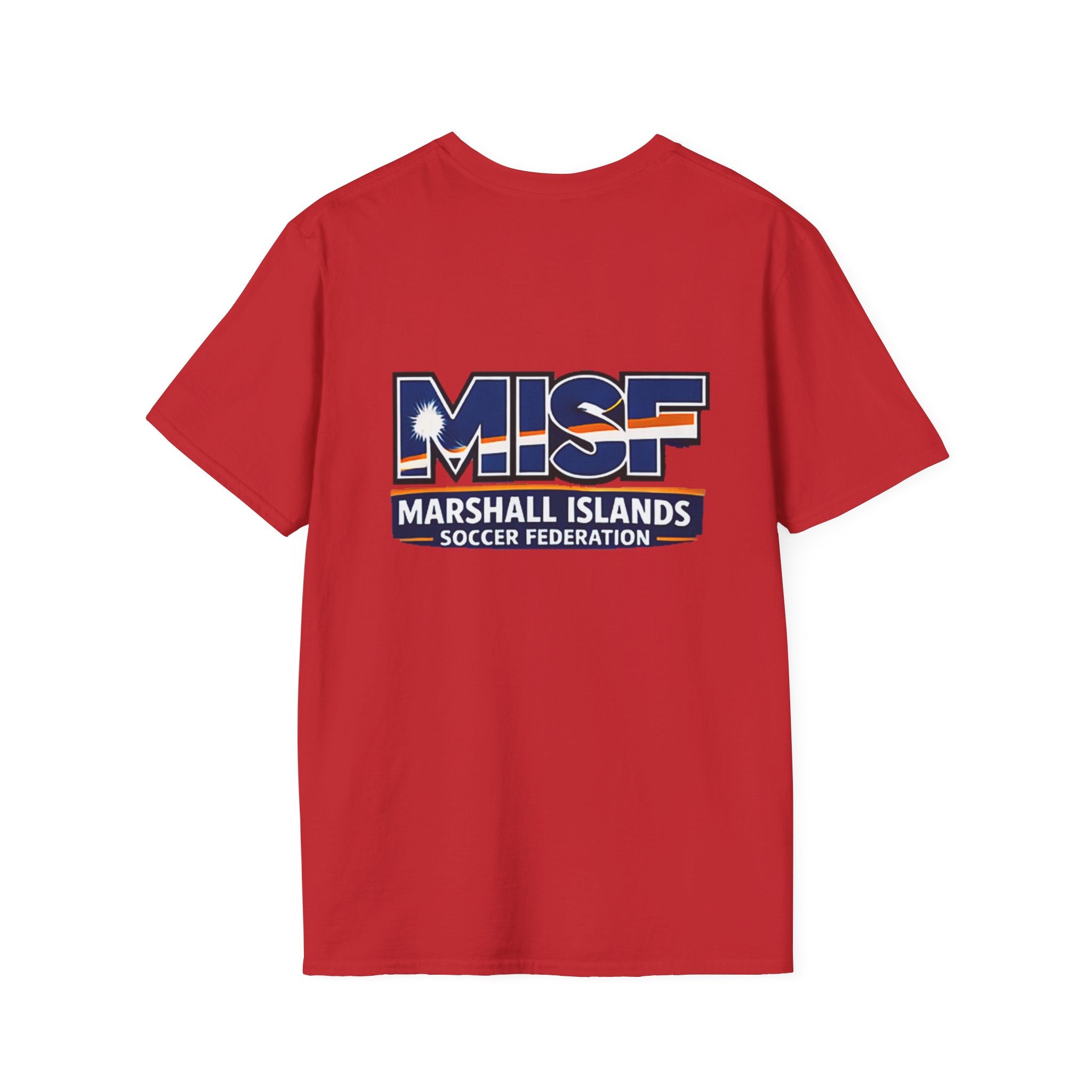 Marshall Islands Soccer Federation Tee — MISF Flag Logo T-Shirt