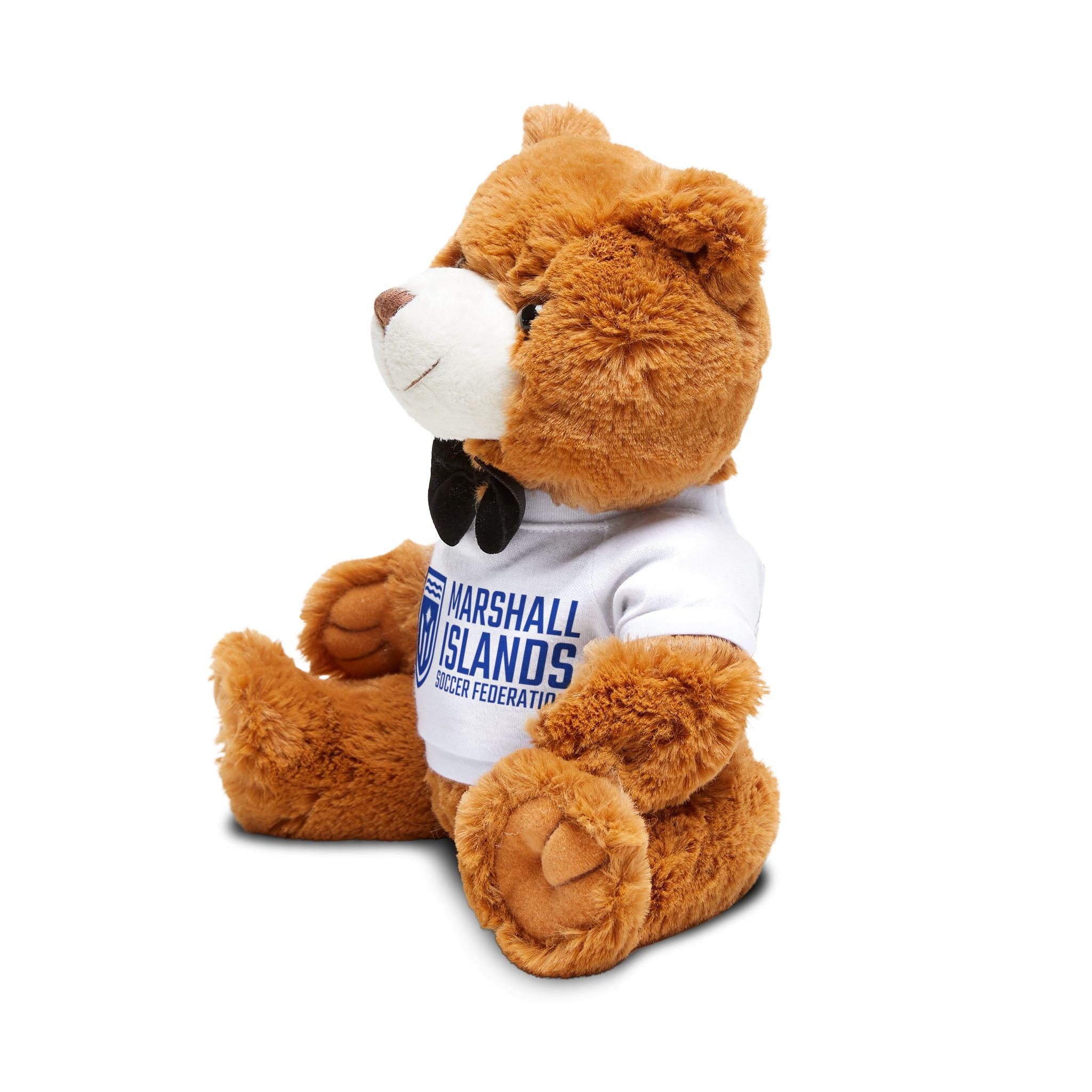 Marshall Islands Soccer Federation Teddy Bear with Custom T‑Shirt — Plush Souvenir Gift