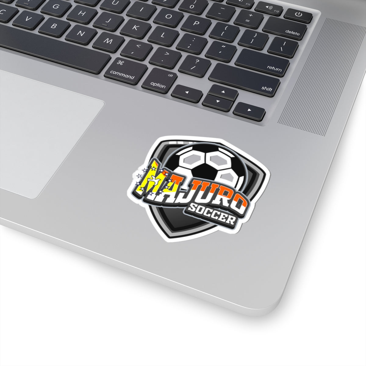 Majuro Soccer Sticker — Kiss-Cut Soccer Logo Decal