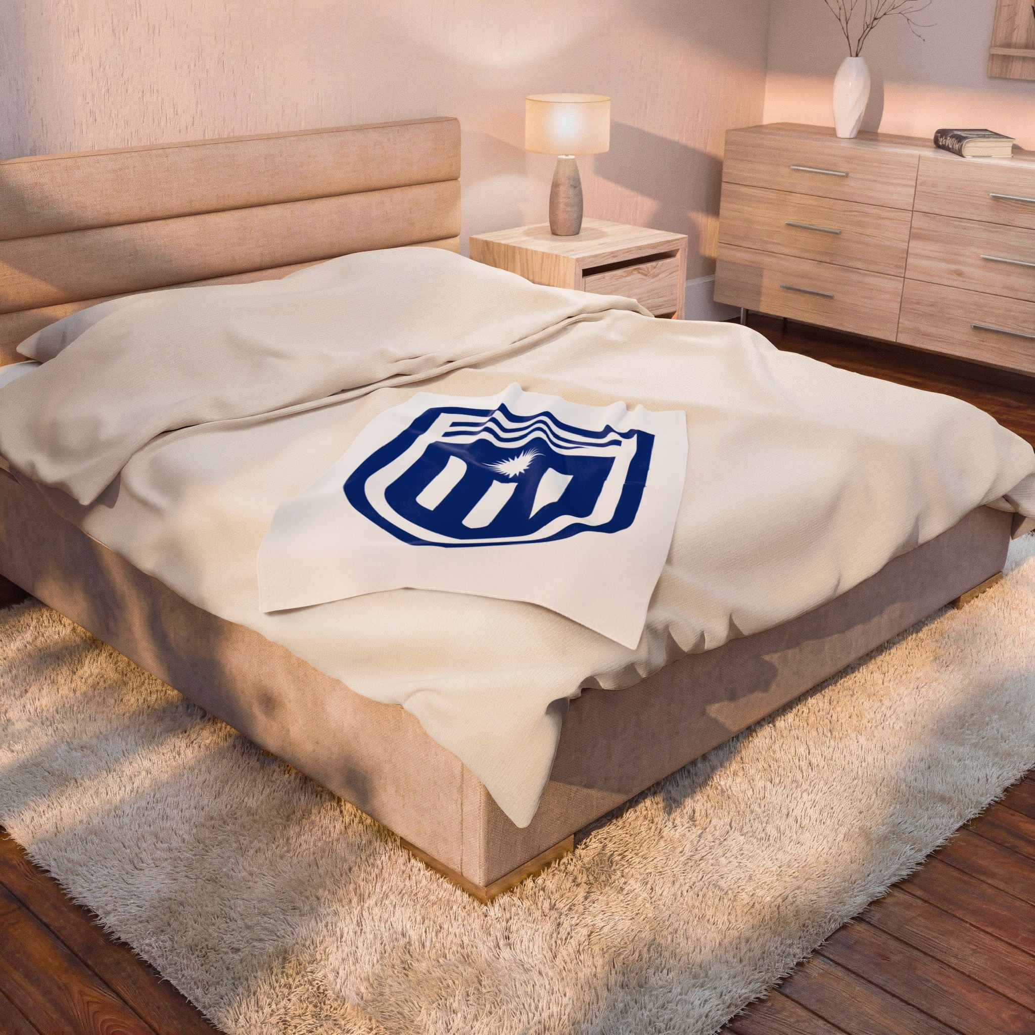 MISF Secondary Crest Velveteen Plush Blanket