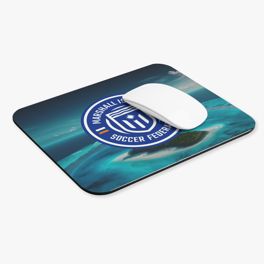 Marshall Islands Soccer Federation Mouse Pad — Tropical Atoll Design