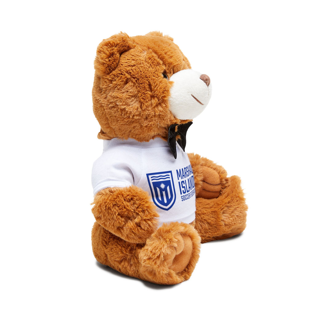 Marshall Islands Soccer Federation Teddy Bear with Custom T‑Shirt — Plush Souvenir Gift