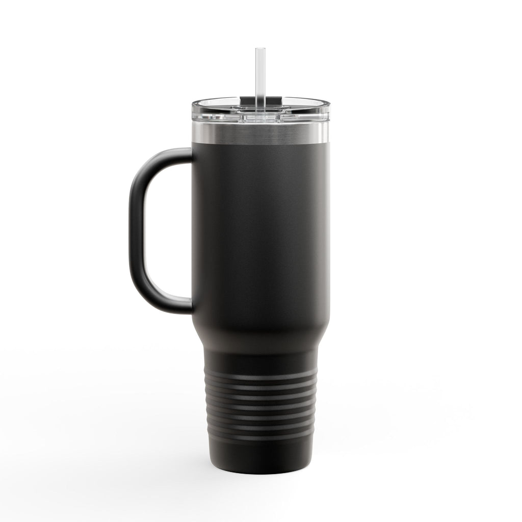 MISF 40oz Insulated Travel Mug — Large Stainless Steel Tumbler with Straw & Handle