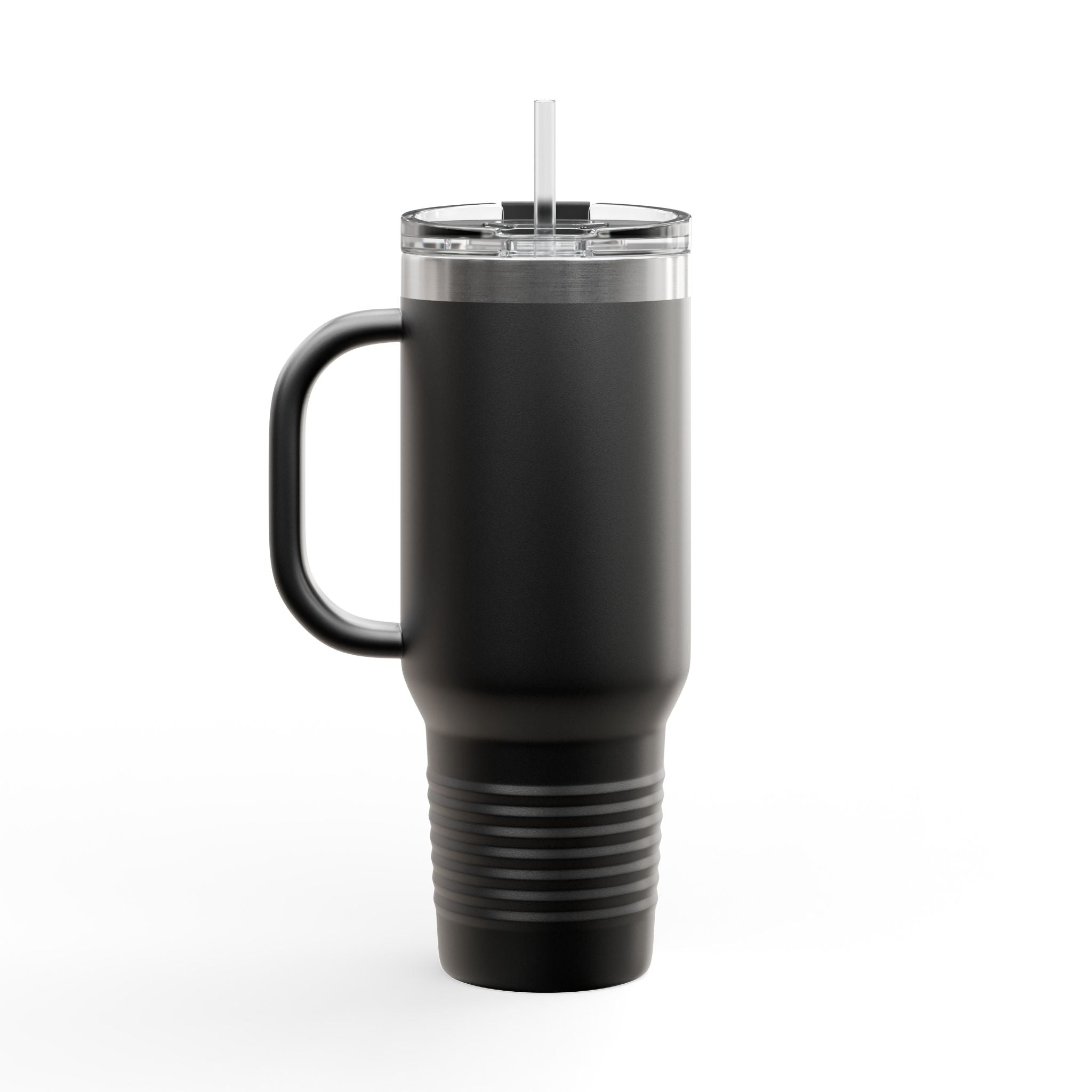 MISF 40oz Insulated Travel Mug — Large Stainless Steel Tumbler with Straw & Handle