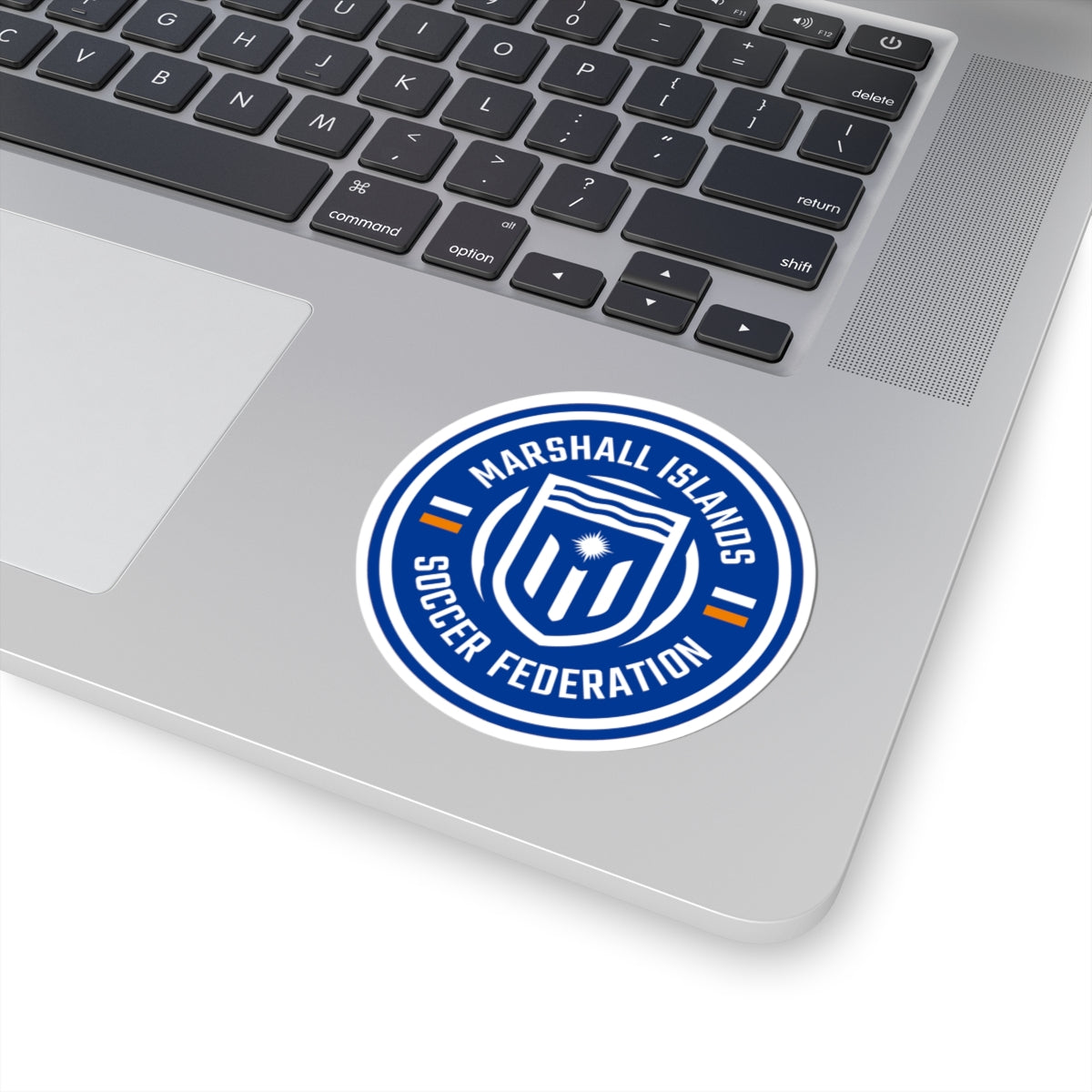 Marshall Islands Soccer Federation Sticker — Round Kiss-Cut Decal