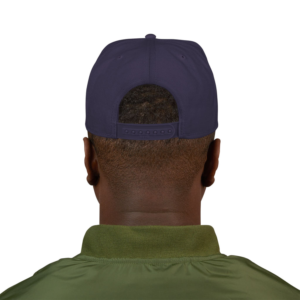 Snapback Flat-Billed Cap MISF Flag Logo