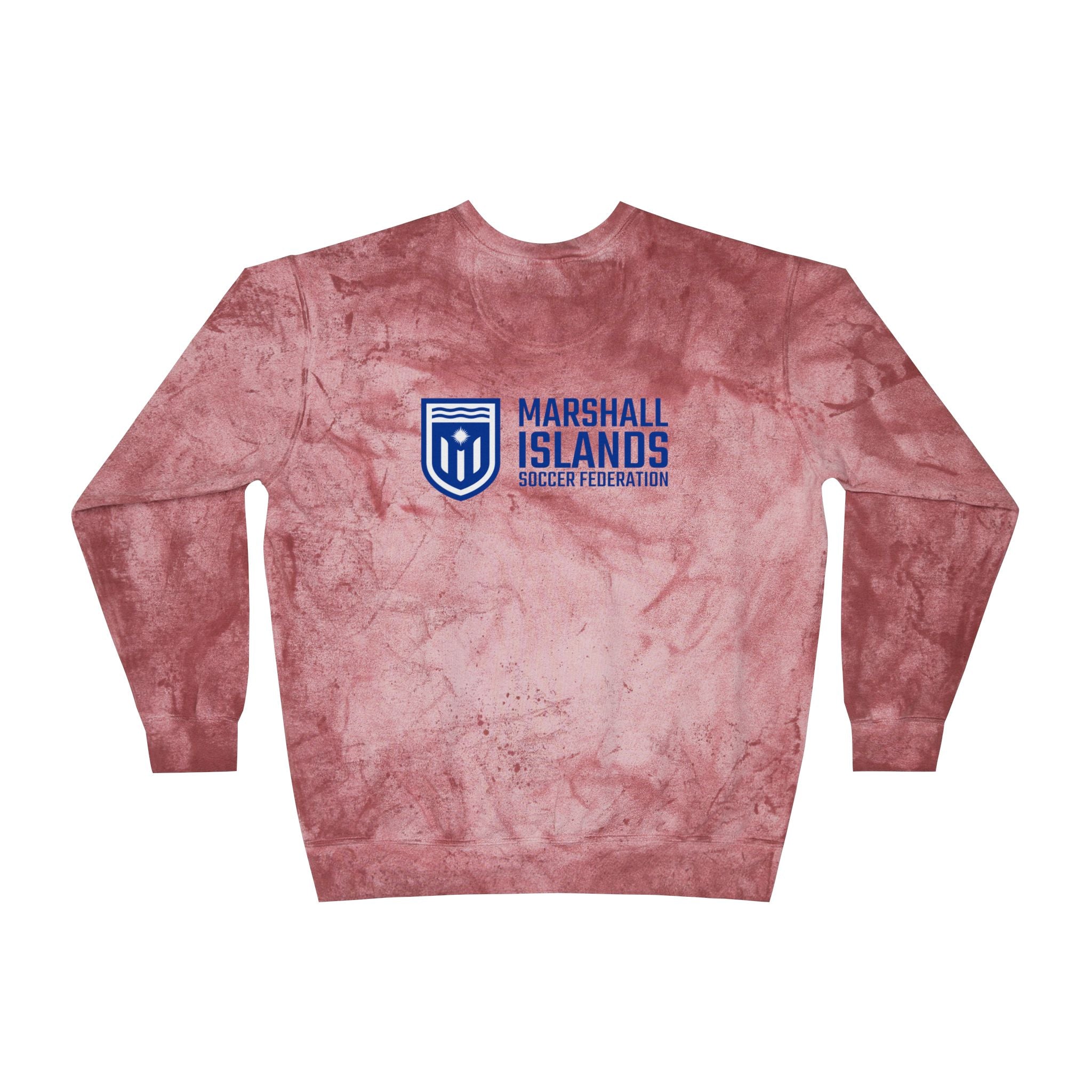 Marshall Islands Crewneck Sweatshirt – Marble Dye Casual Pullover
