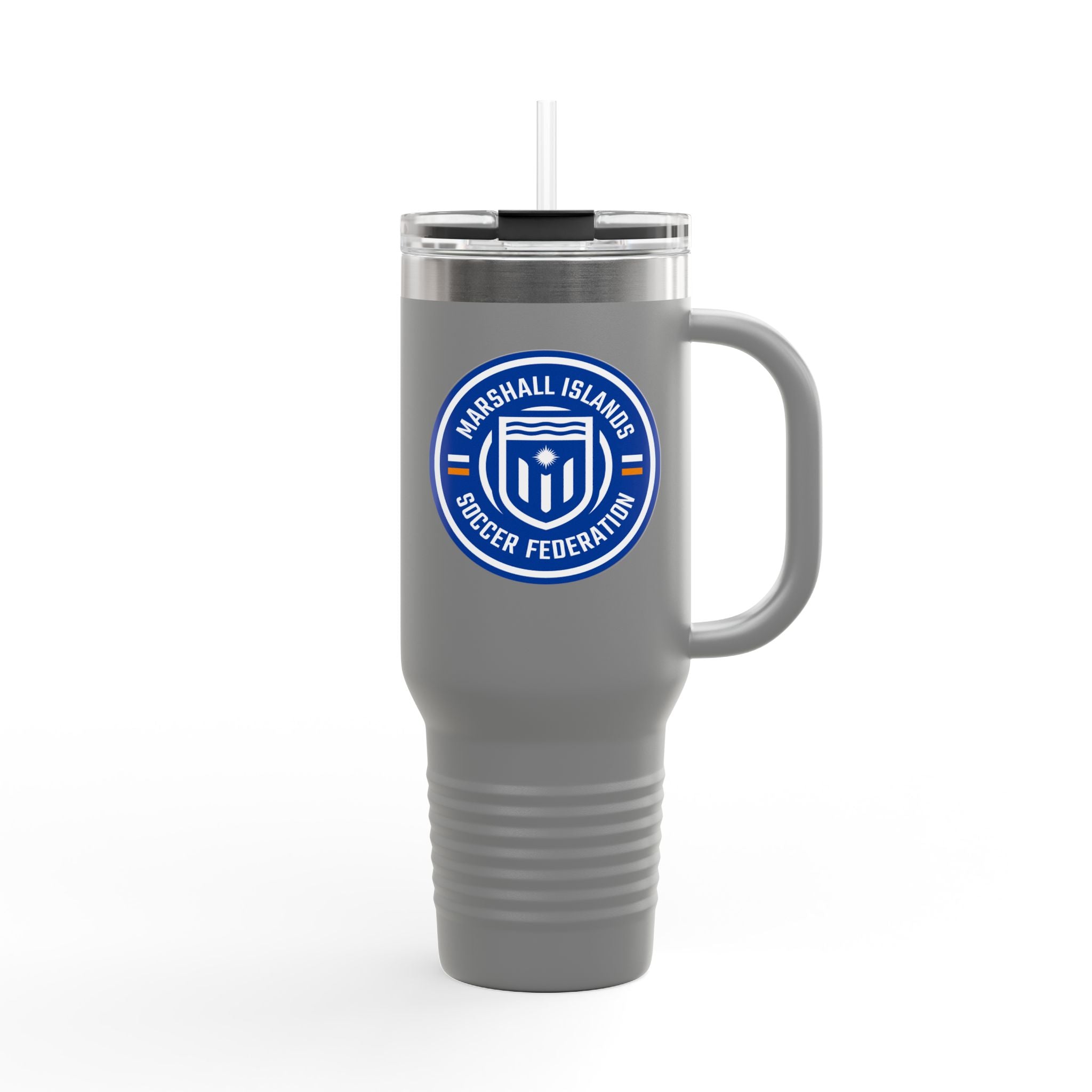 Marshall Islands Soccer Federation 40oz Insulated Travel Mug