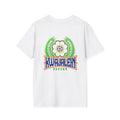 Kwajalein Soccer T-Shirt — Floral Crest Soccer Tee