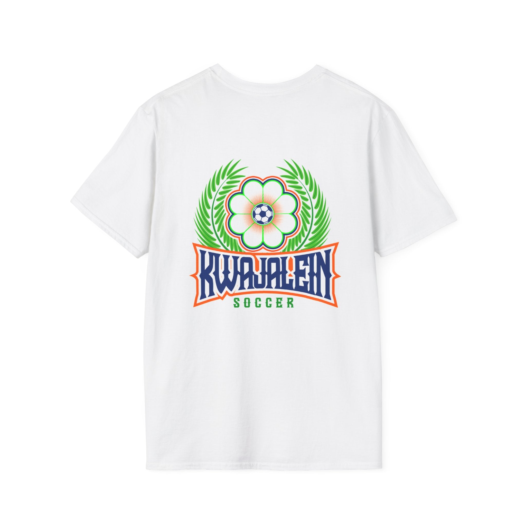 Kwajalein Soccer T-Shirt — Floral Crest Soccer Tee