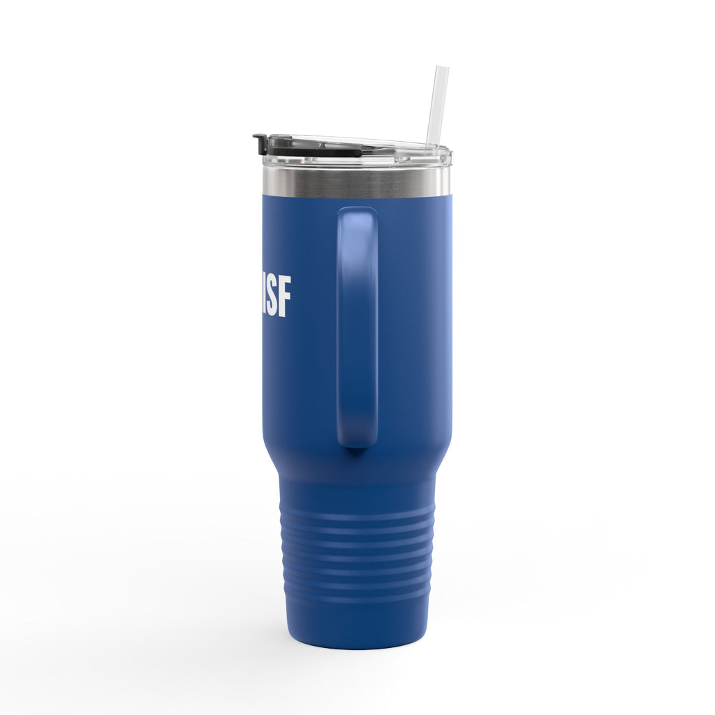 MISF 40oz Insulated Travel Mug — Large Stainless Steel Tumbler with Straw & Handle