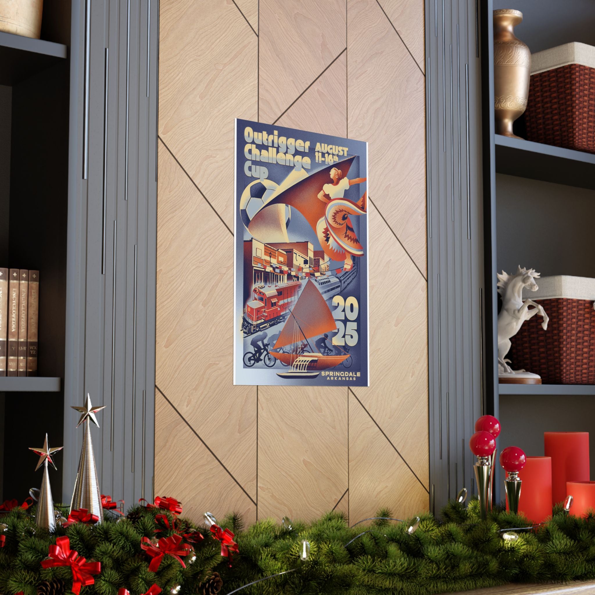 Matte Vertical Poster — 2025 Outrigger Challenge Cup Event Poster (August 11–16)