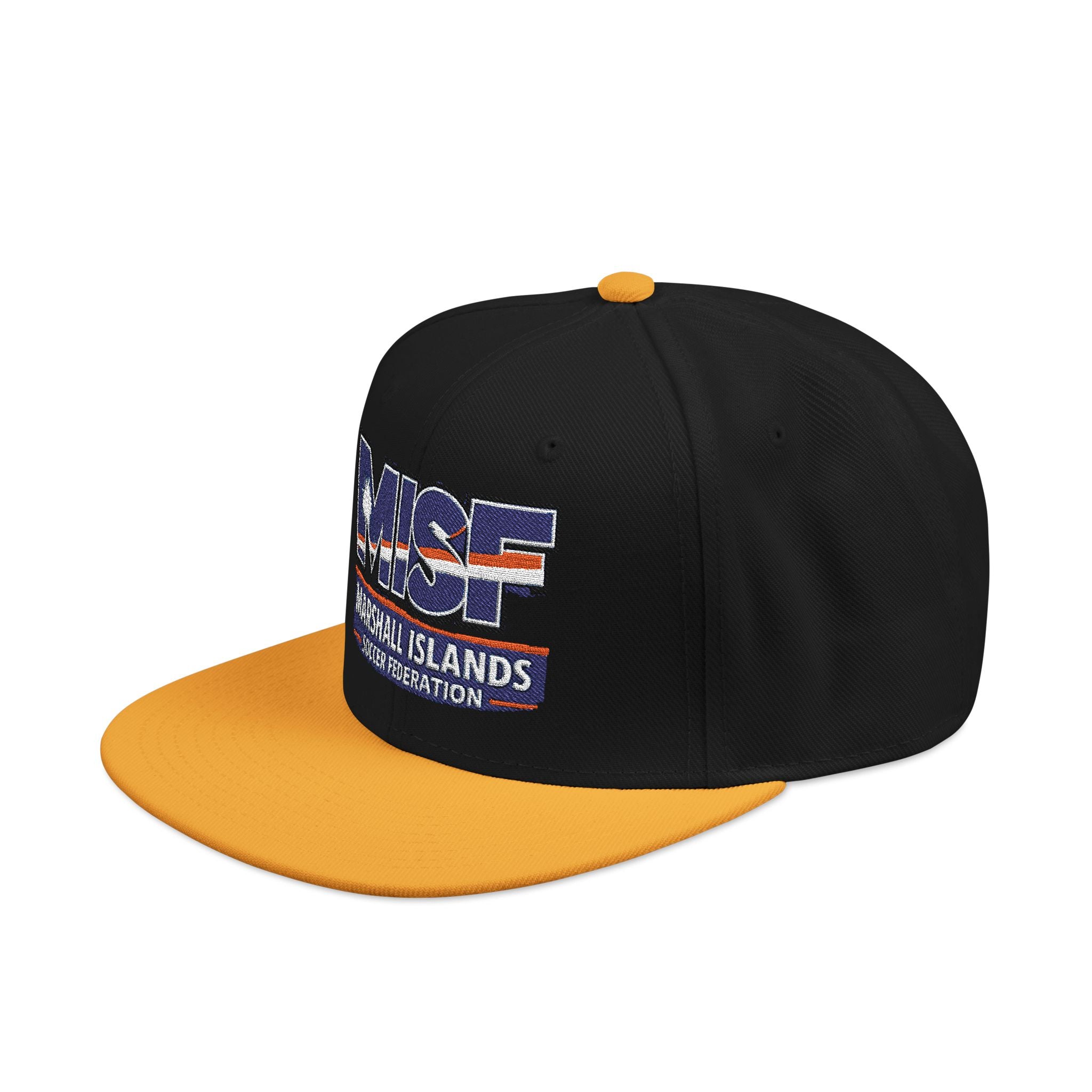 Snapback Flat-Billed Cap MISF Flag Logo