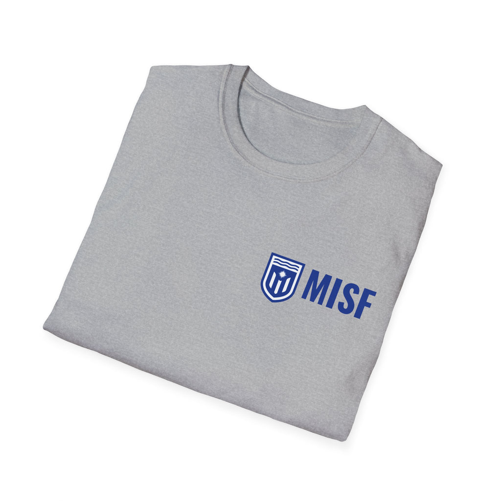 MISF T-Shirt — MISF Secondary Logo & Tropical Soccer Graphic