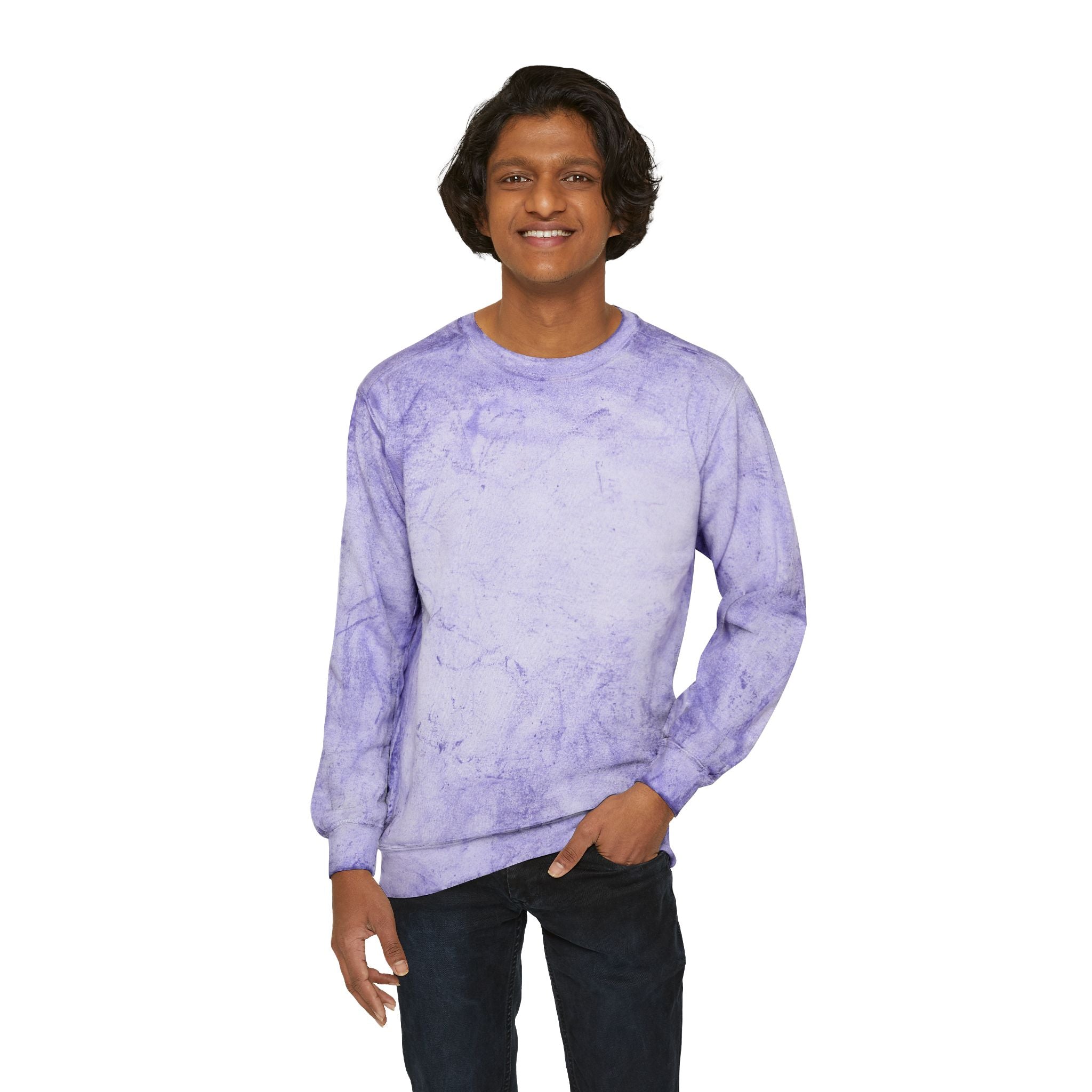 Marshall Islands Crewneck Sweatshirt – Marble Dye Casual Pullover