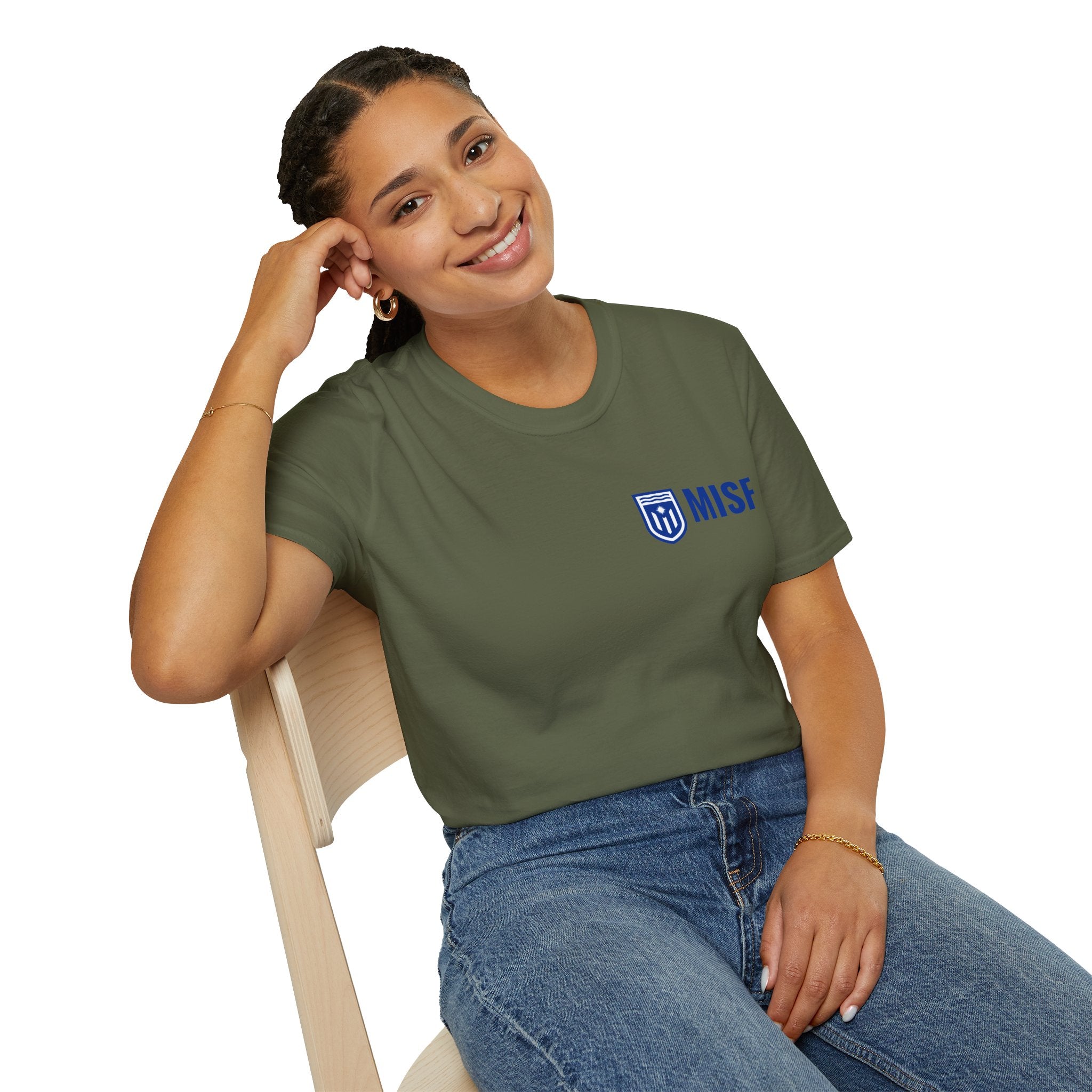 MISF T-Shirt — MISF Secondary Logo & Tropical Soccer Graphic