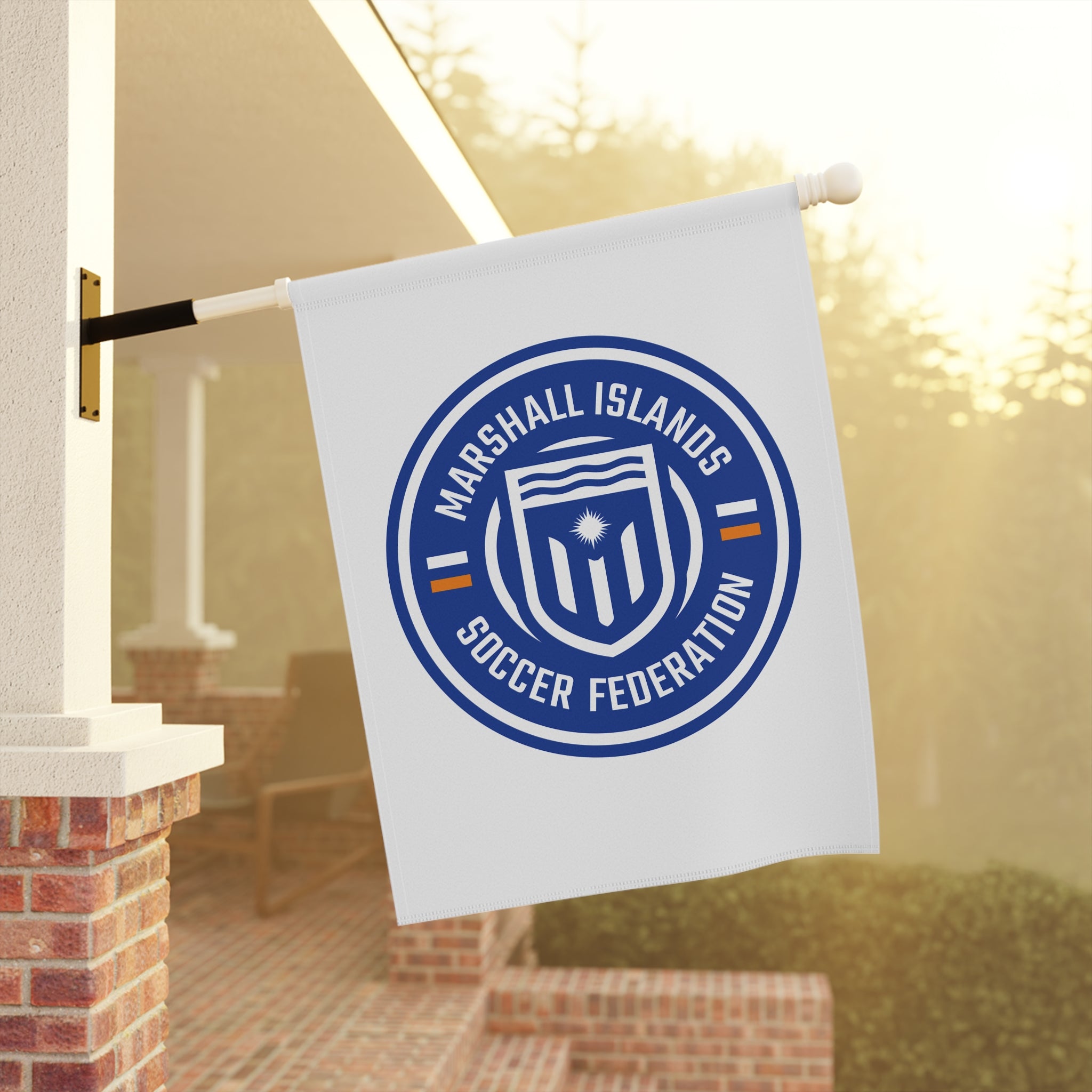 Marshall Islands Soccer Federation Garden Flag