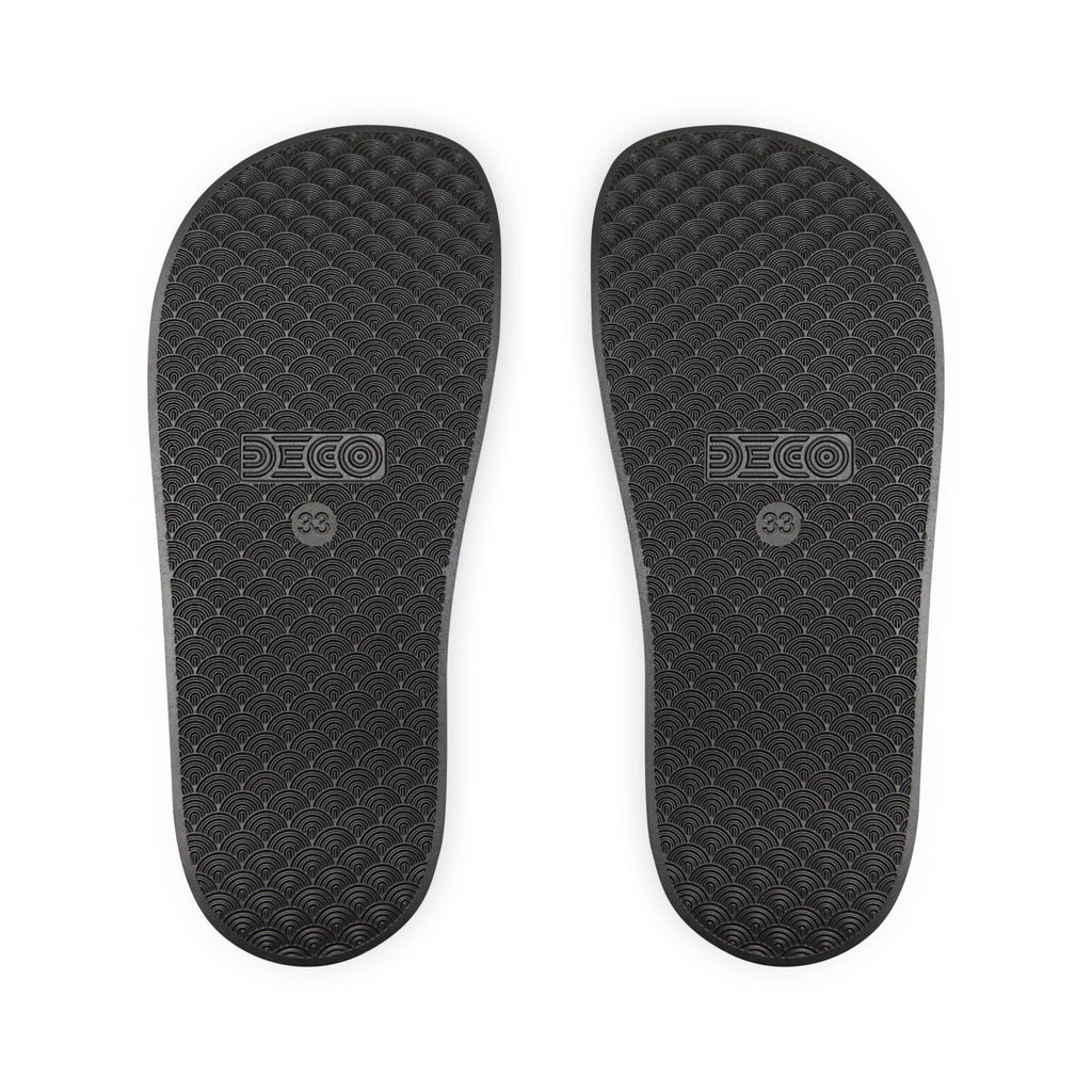 Marshall Islands Flag Youth Slide Sandals – Removable Strap Comfort