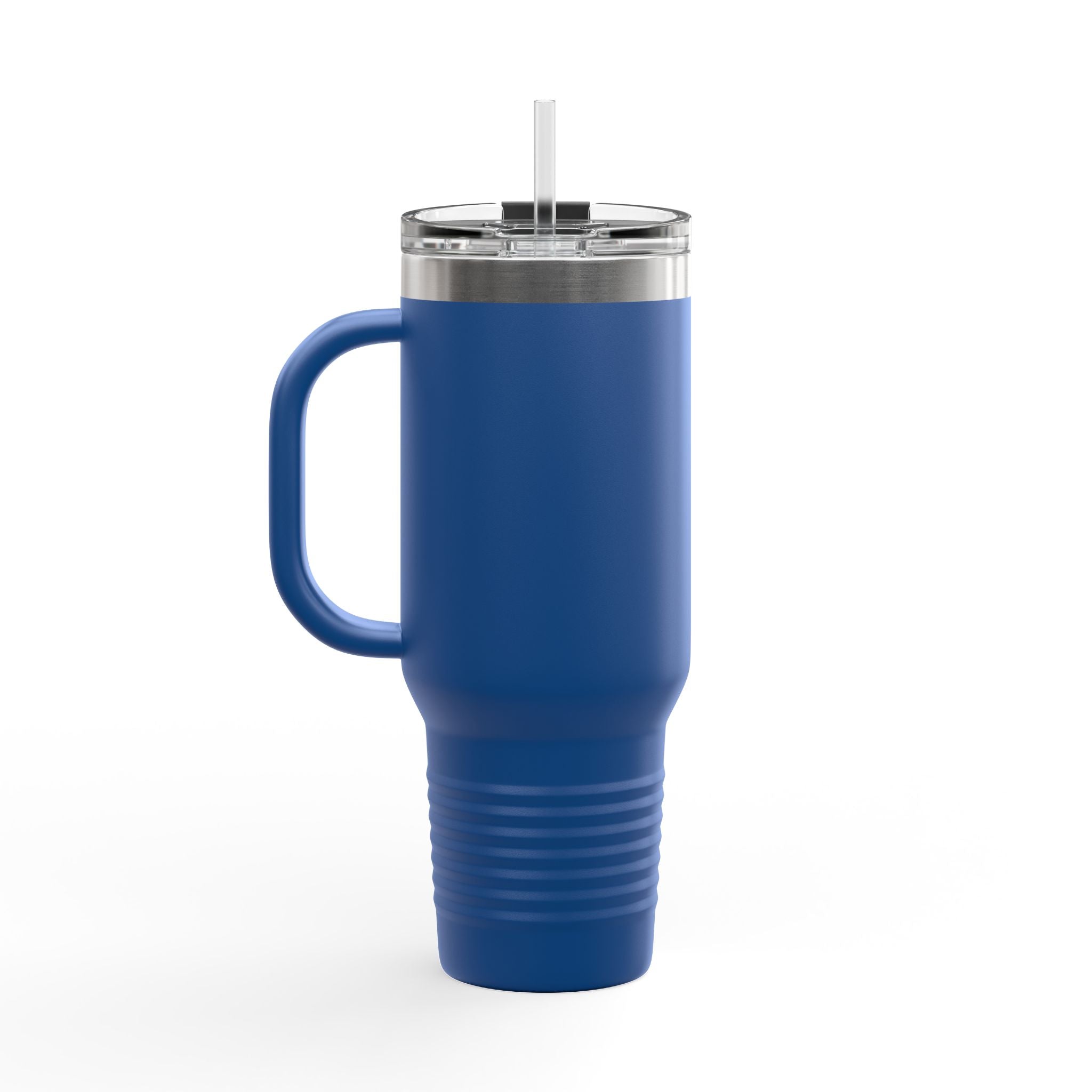 MISF 40oz Insulated Travel Mug — Large Stainless Steel Tumbler with Straw & Handle