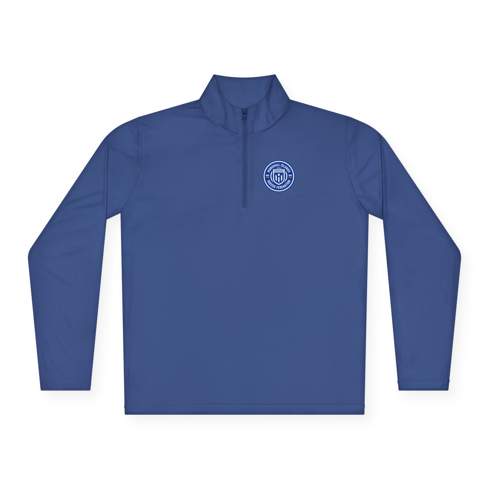 Nantucket Club Quarter-Zip Pullover - MISF Coastal Nautical Emblem