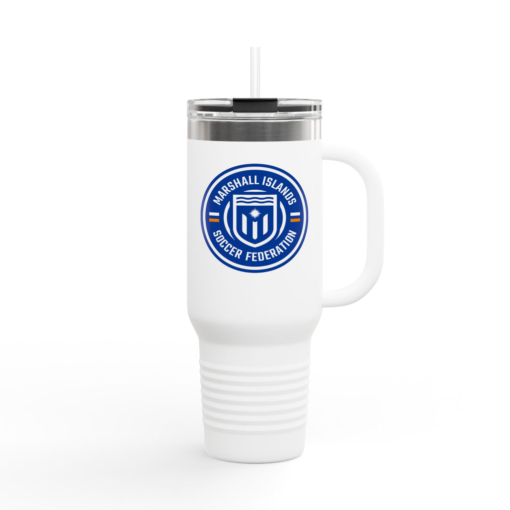 Marshall Islands Soccer Federation 40oz Insulated Travel Mug