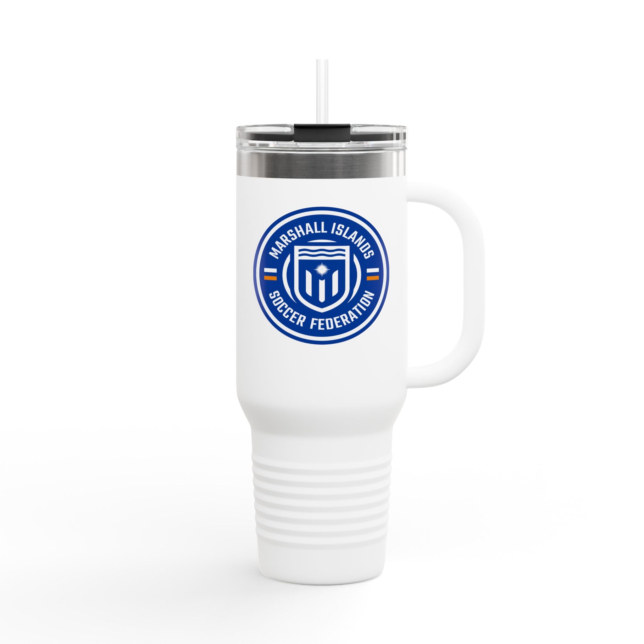 Marshall Islands Soccer Federation 40oz Insulated Travel Mug