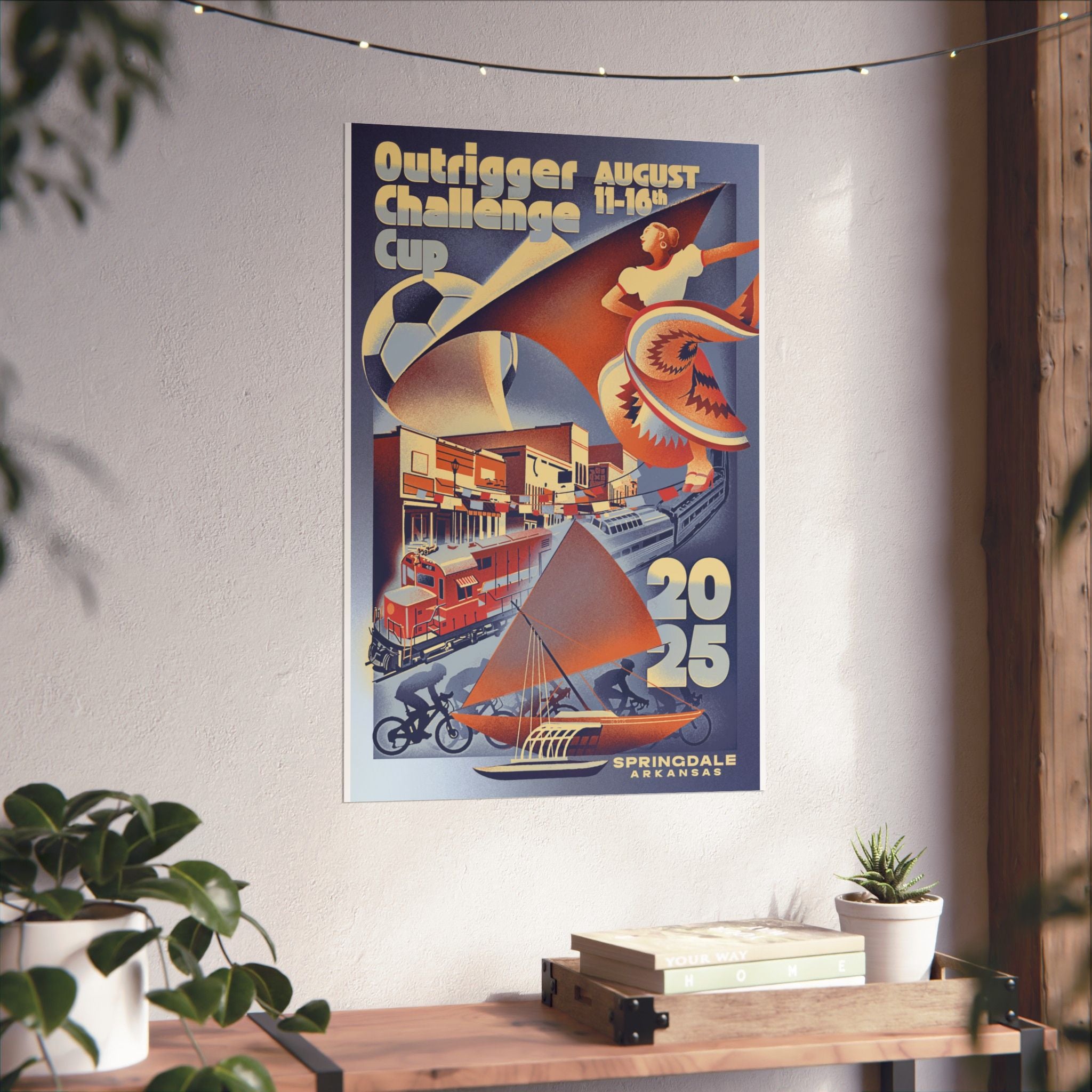 Matte Vertical Poster — 2025 Outrigger Challenge Cup Event Poster (August 11–16)
