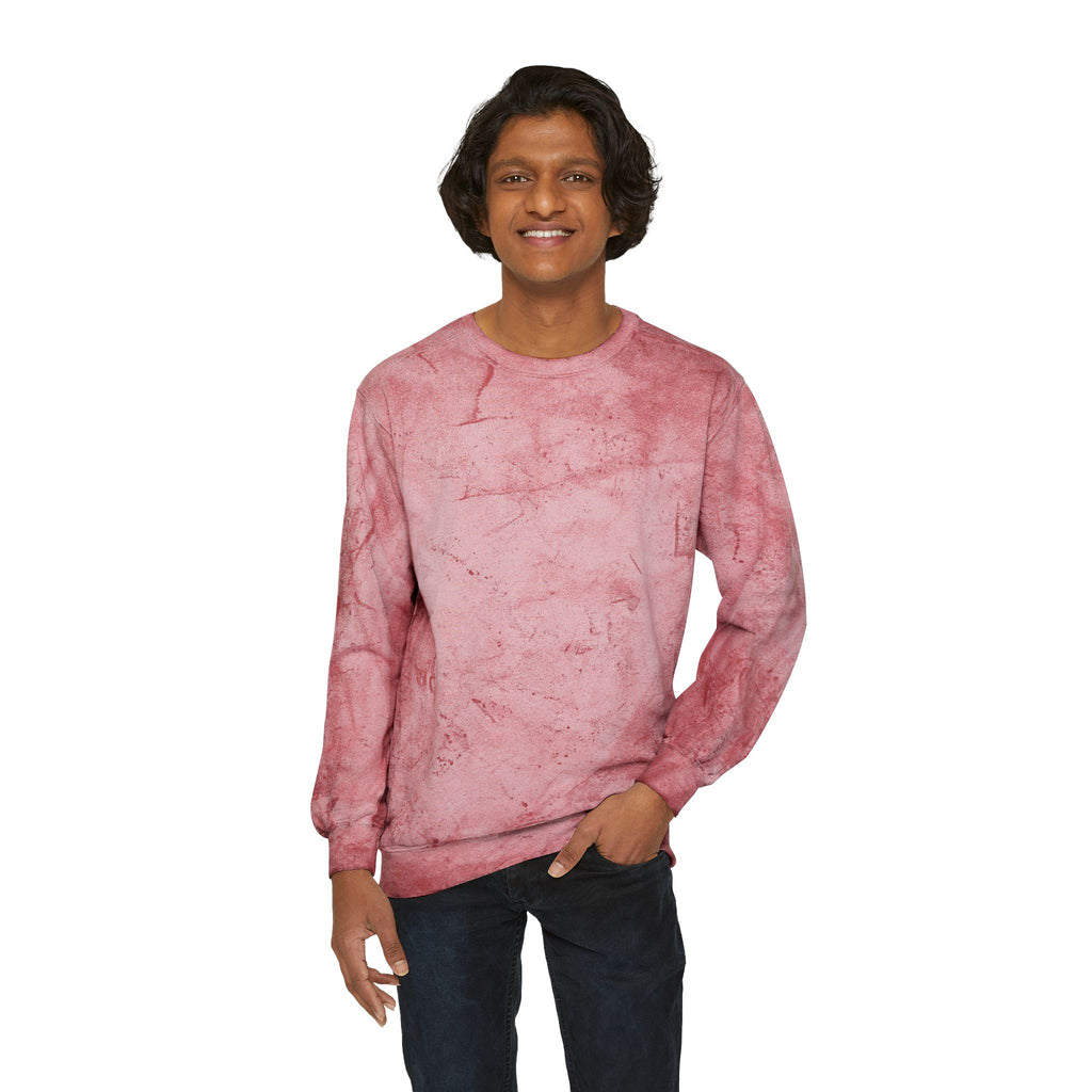 Marshall Islands Crewneck Sweatshirt – Marble Dye Casual Pullover