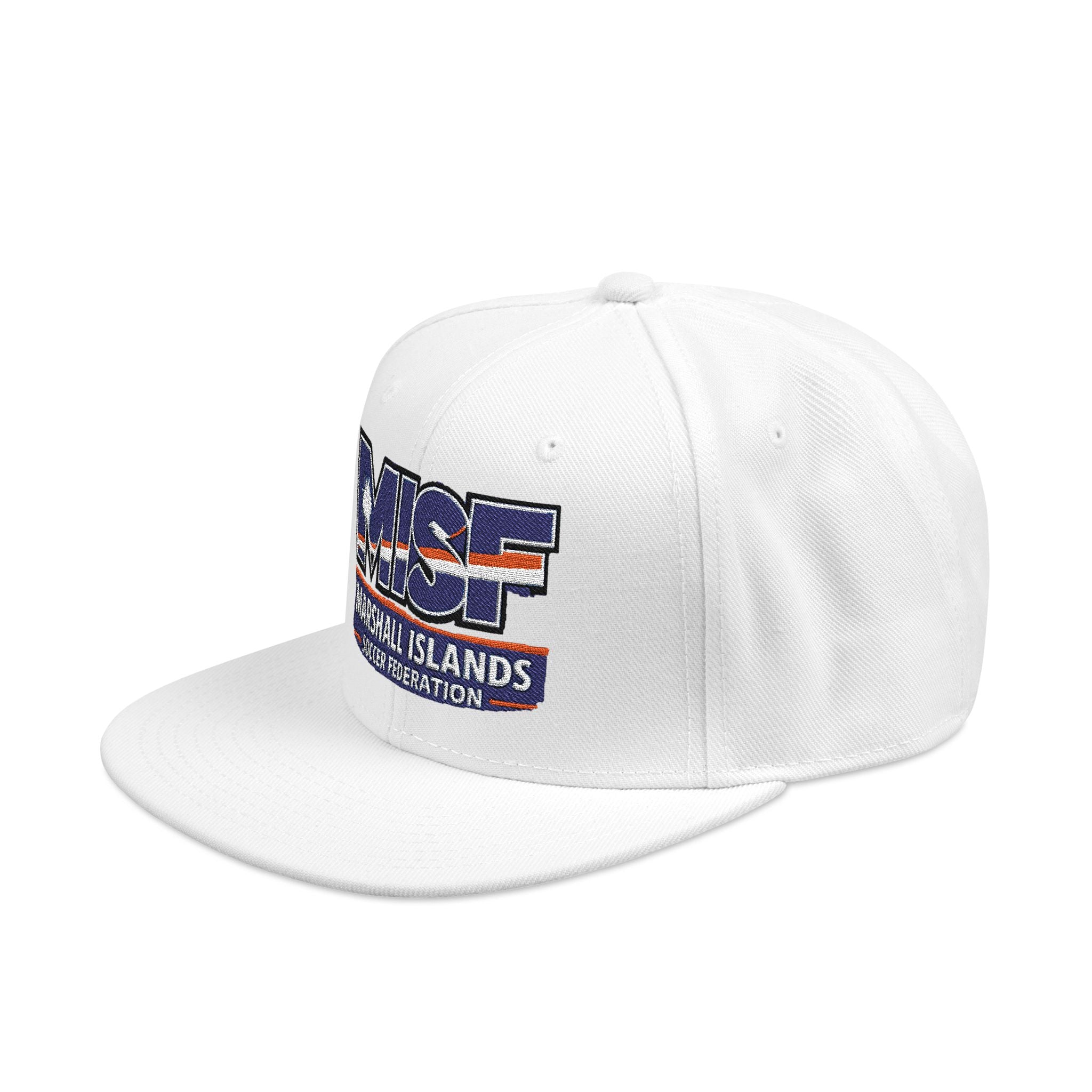 Snapback Flat-Billed Cap MISF Flag Logo