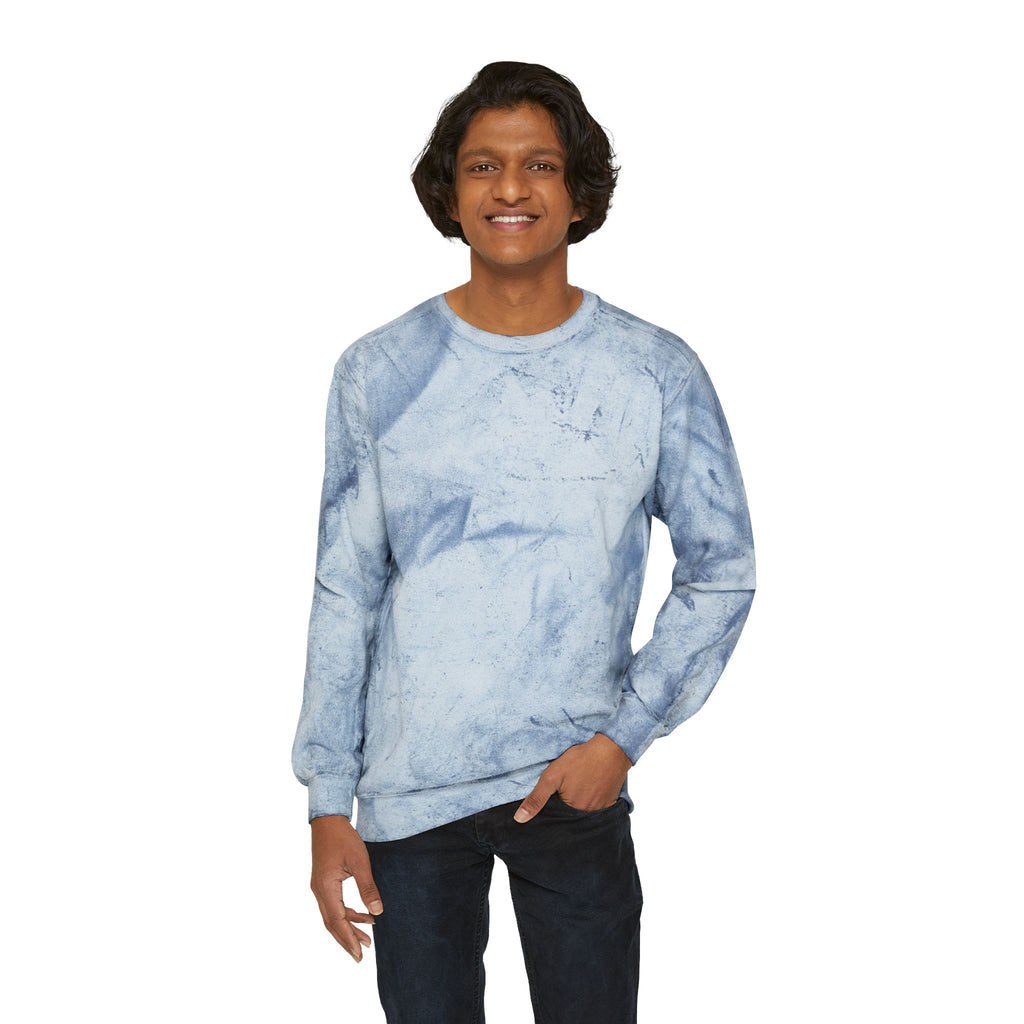Marshall Islands Crewneck Sweatshirt – Marble Dye Casual Pullover