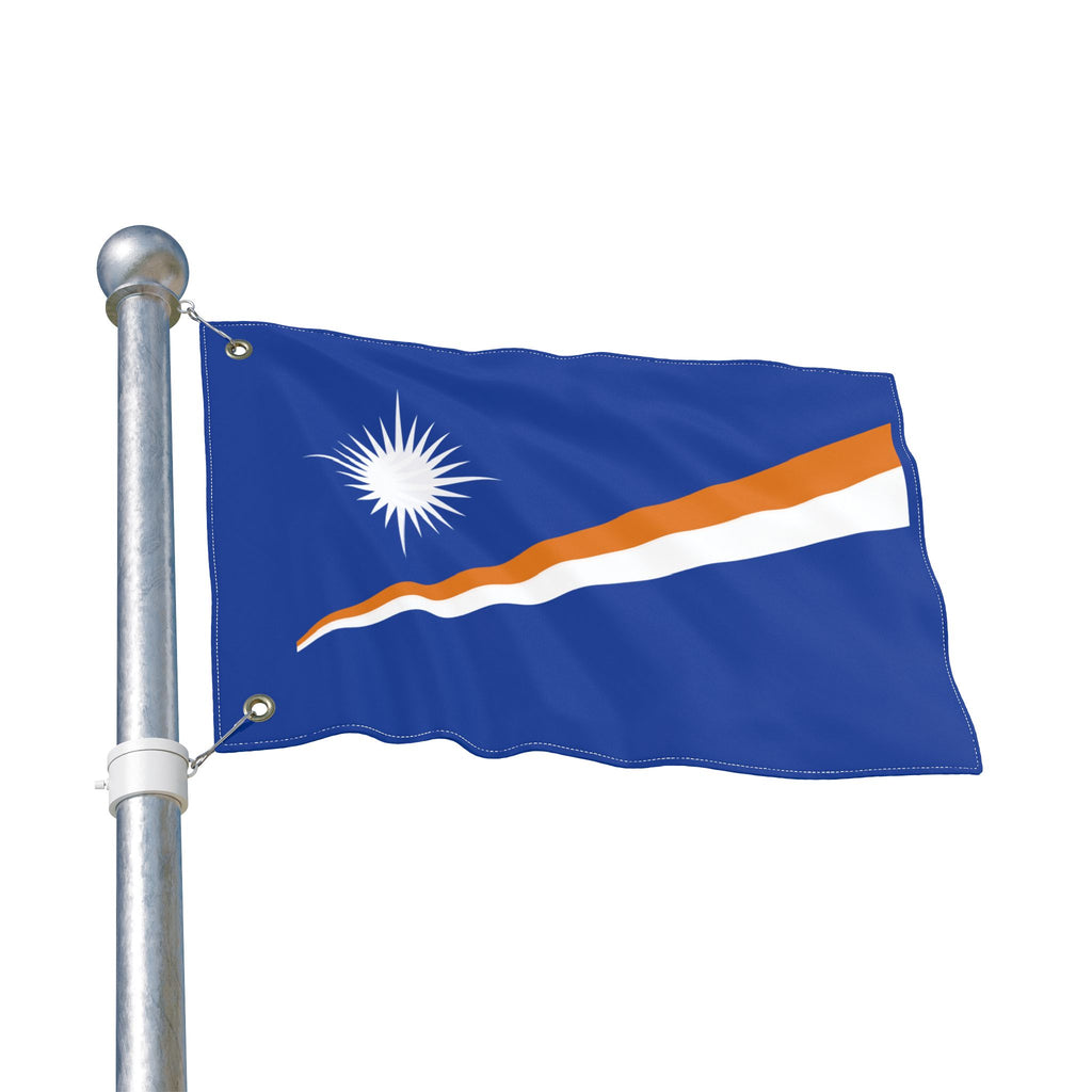 Marshall Islands Double-Sided Flag — 3x5 ft Polyester Outdoor/Indoor