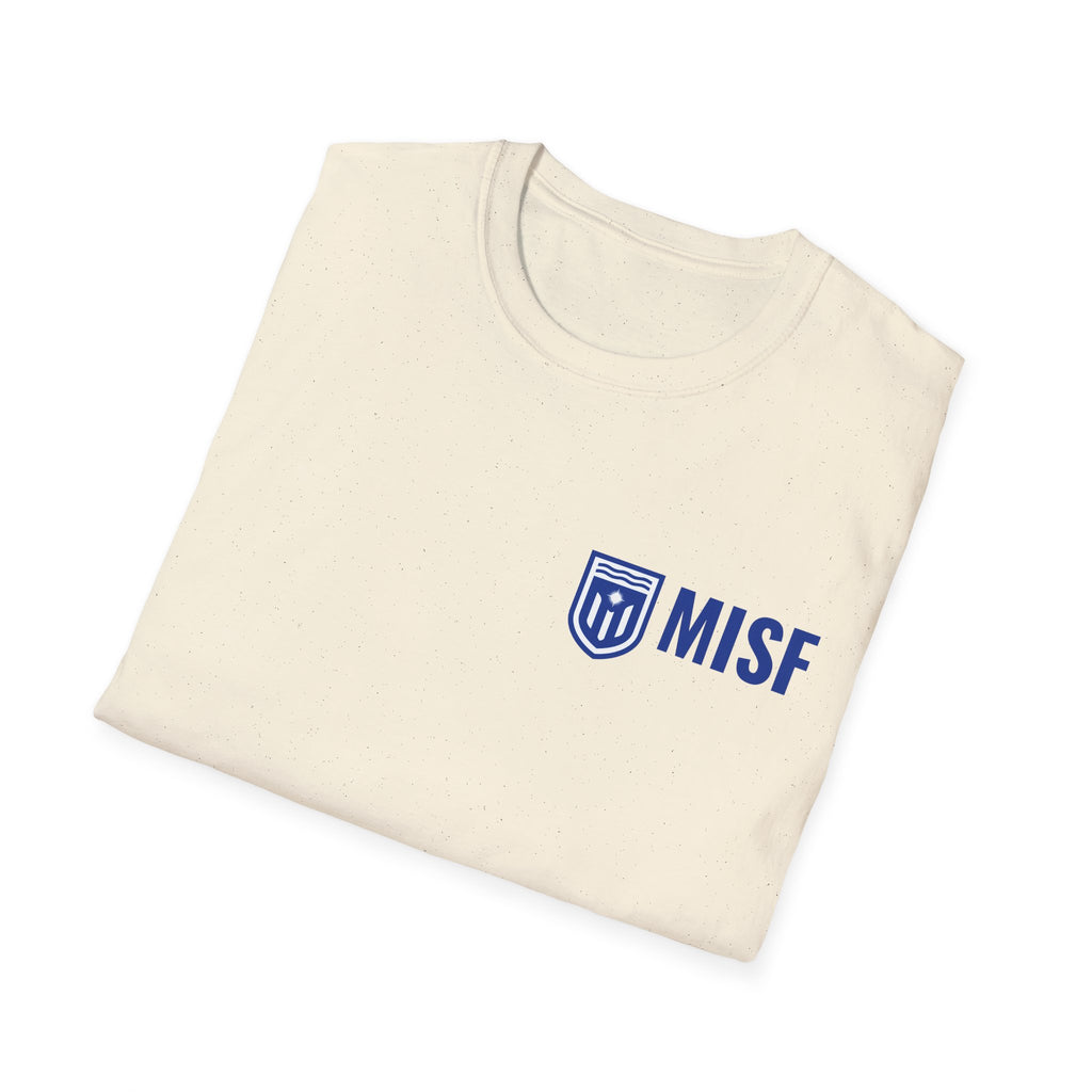 MISF T-Shirt — MISF Secondary Logo & Tropical Soccer Graphic