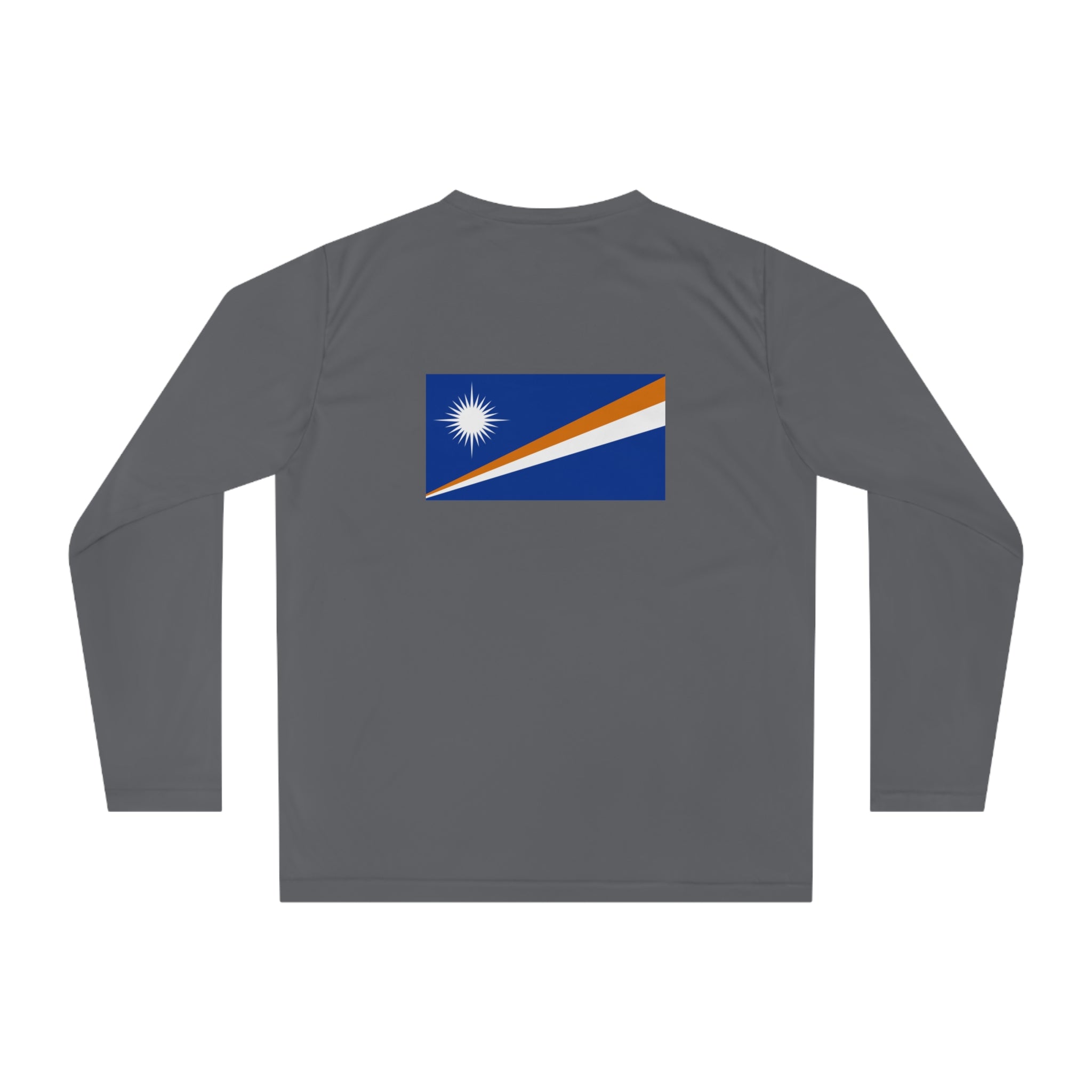 Marshall Islands Flag Performance Long Sleeve Shirt