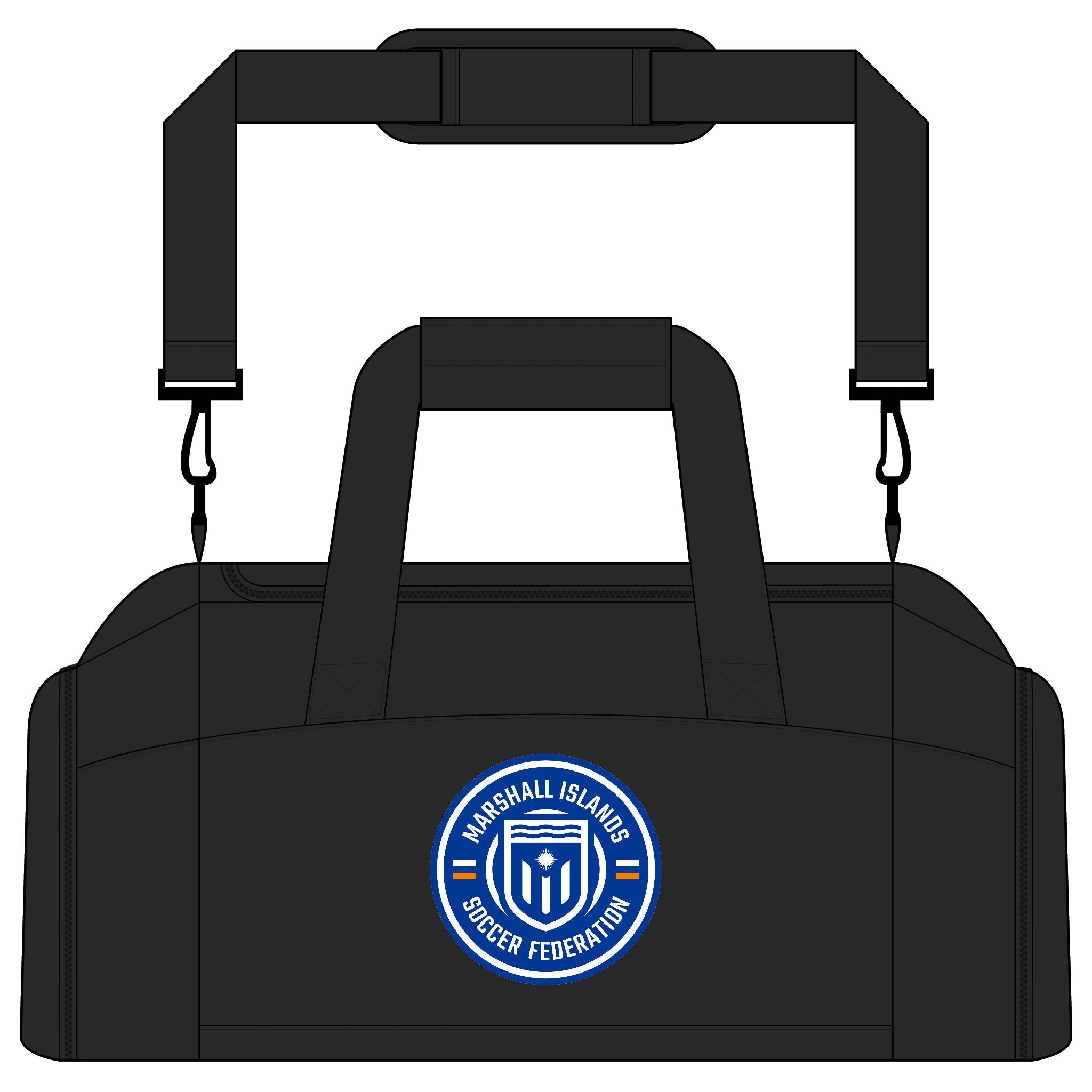 Marshall Islands Soccer Federation Gym Bag — Team Sports Duffle with Logo