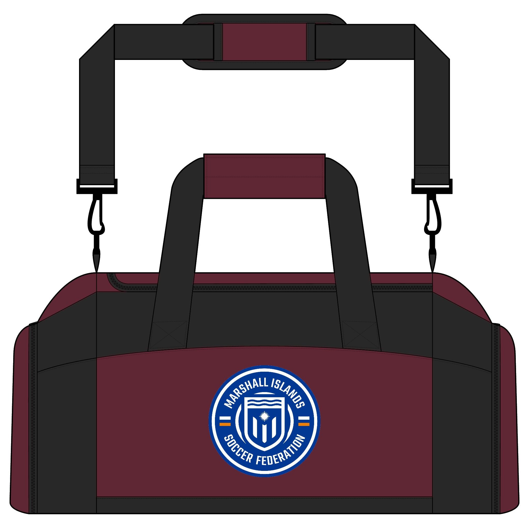 Marshall Islands Soccer Federation Gym Bag — Team Sports Duffle with Logo