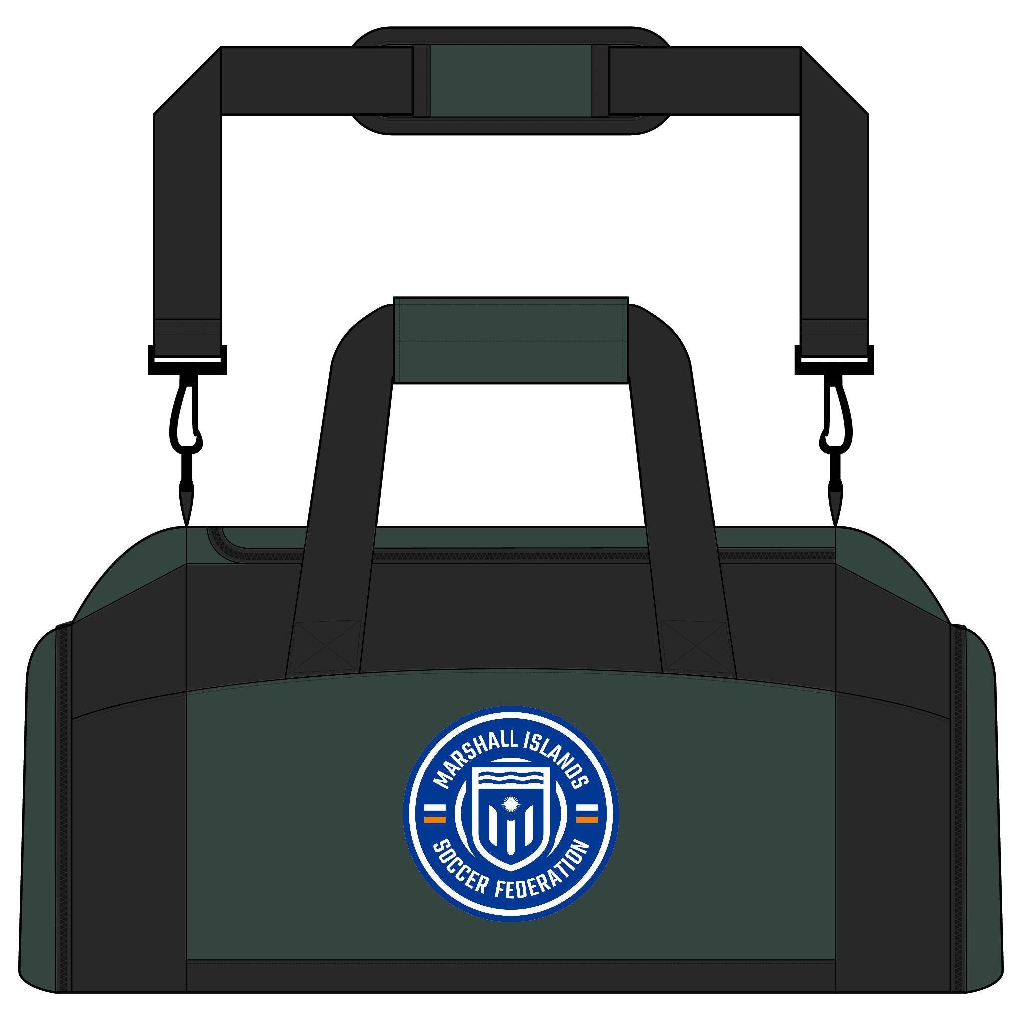 Marshall Islands Soccer Federation Gym Bag — Team Sports Duffle with Logo