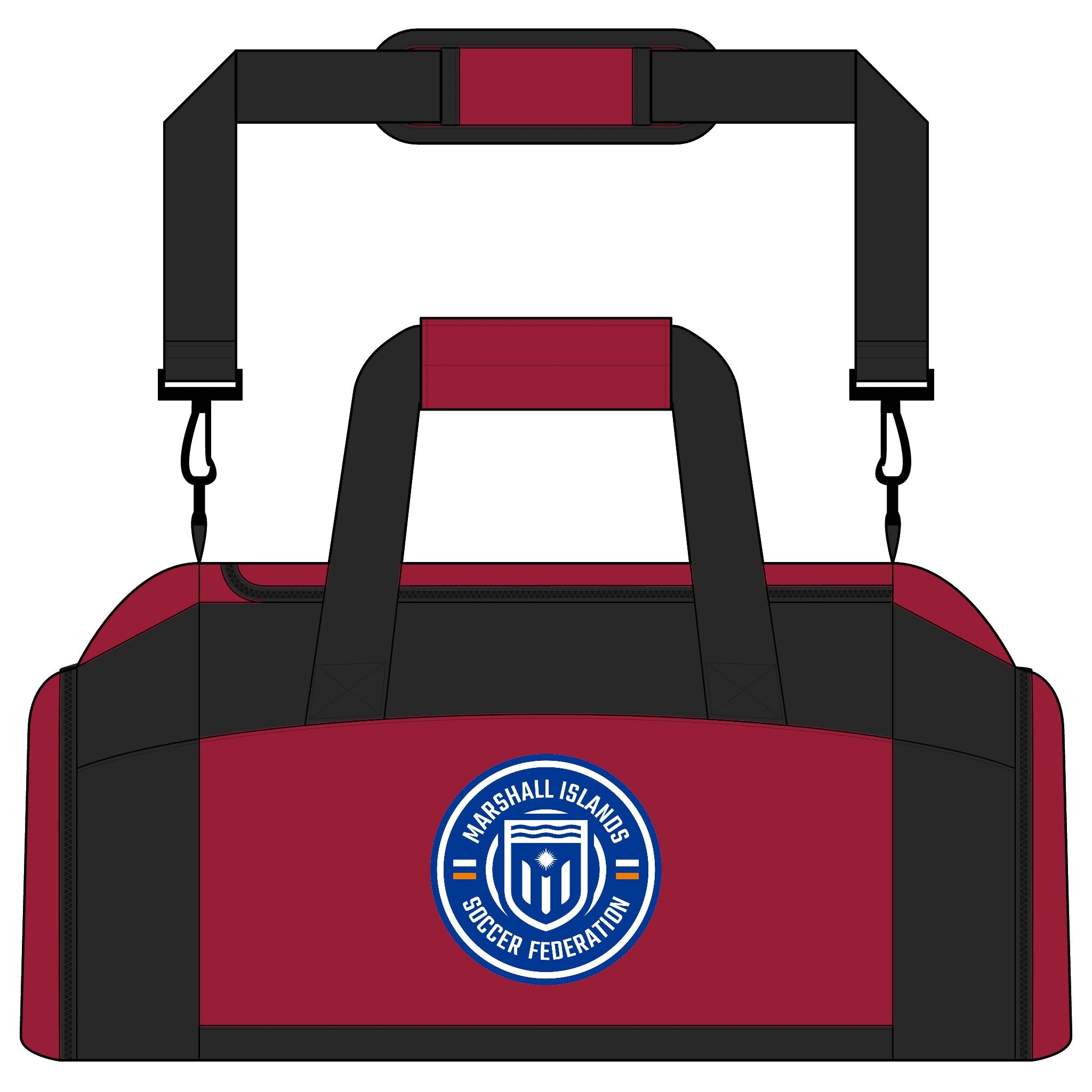 Marshall Islands Soccer Federation Gym Bag — Team Sports Duffle with Logo