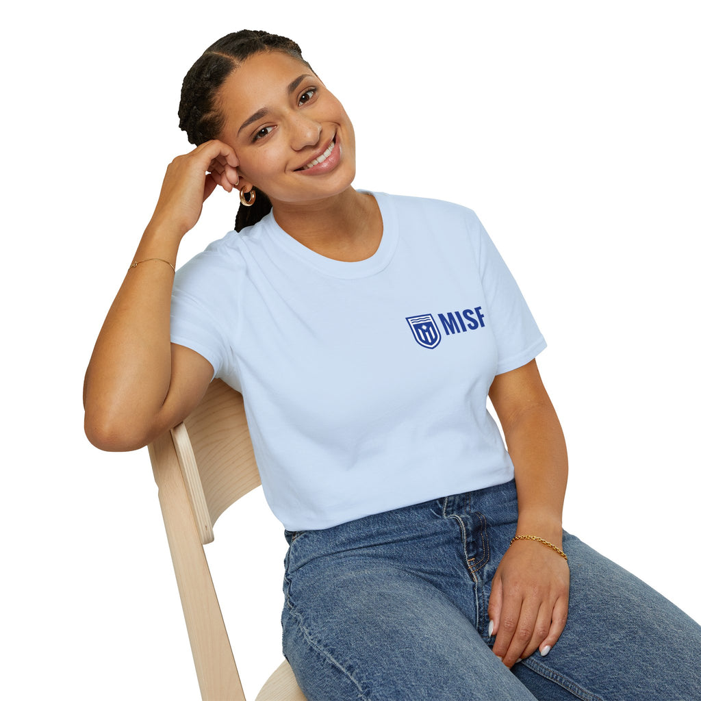 MISF T-Shirt — MISF Secondary Logo & Tropical Soccer Graphic