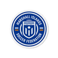 Marshall Islands Soccer Federation Die-Cut Magnet