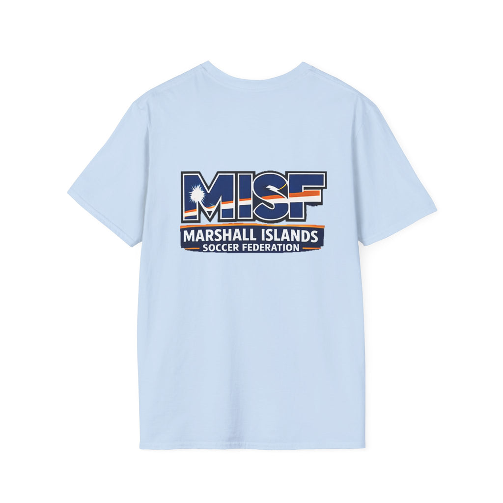 Marshall Islands Soccer Federation Tee — MISF Flag Logo T-Shirt