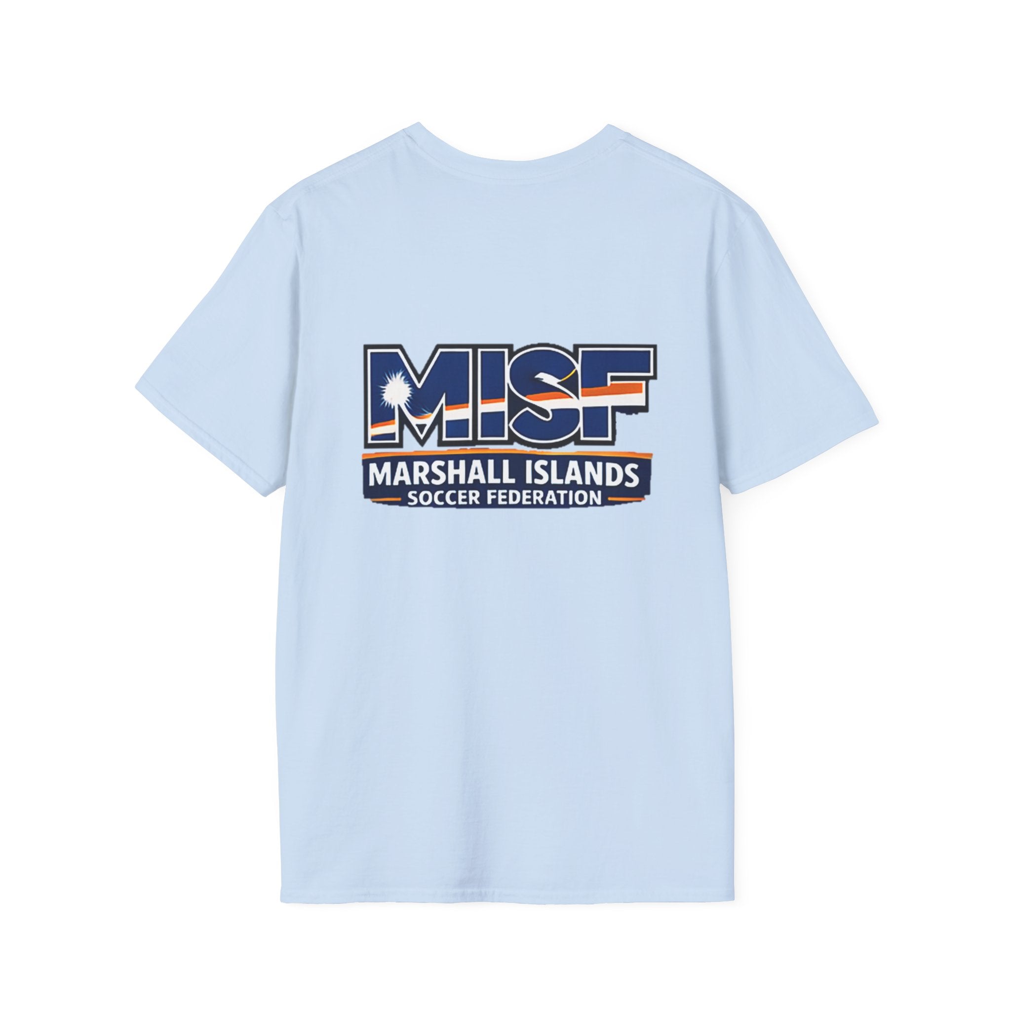 Marshall Islands Soccer Federation Tee — MISF Flag Logo T-Shirt