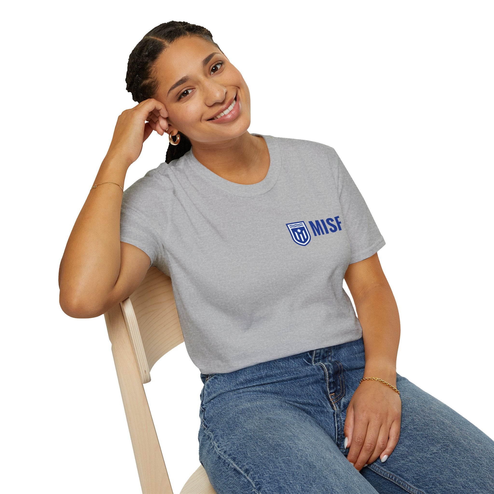 MISF T-Shirt — MISF Secondary Logo & Tropical Soccer Graphic