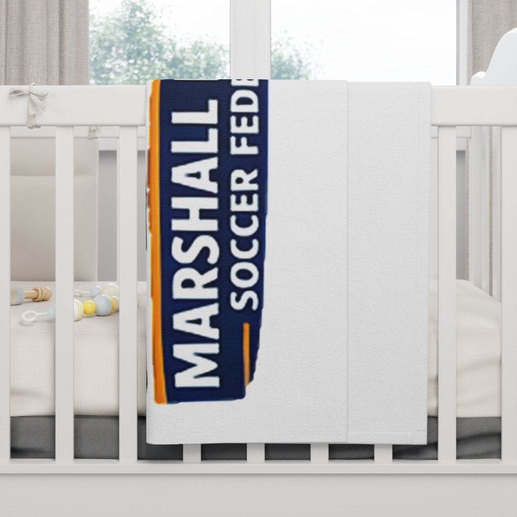 Marshall Islands Soccer Federation Baby Blanket — Soft Fleece Infant Throw
