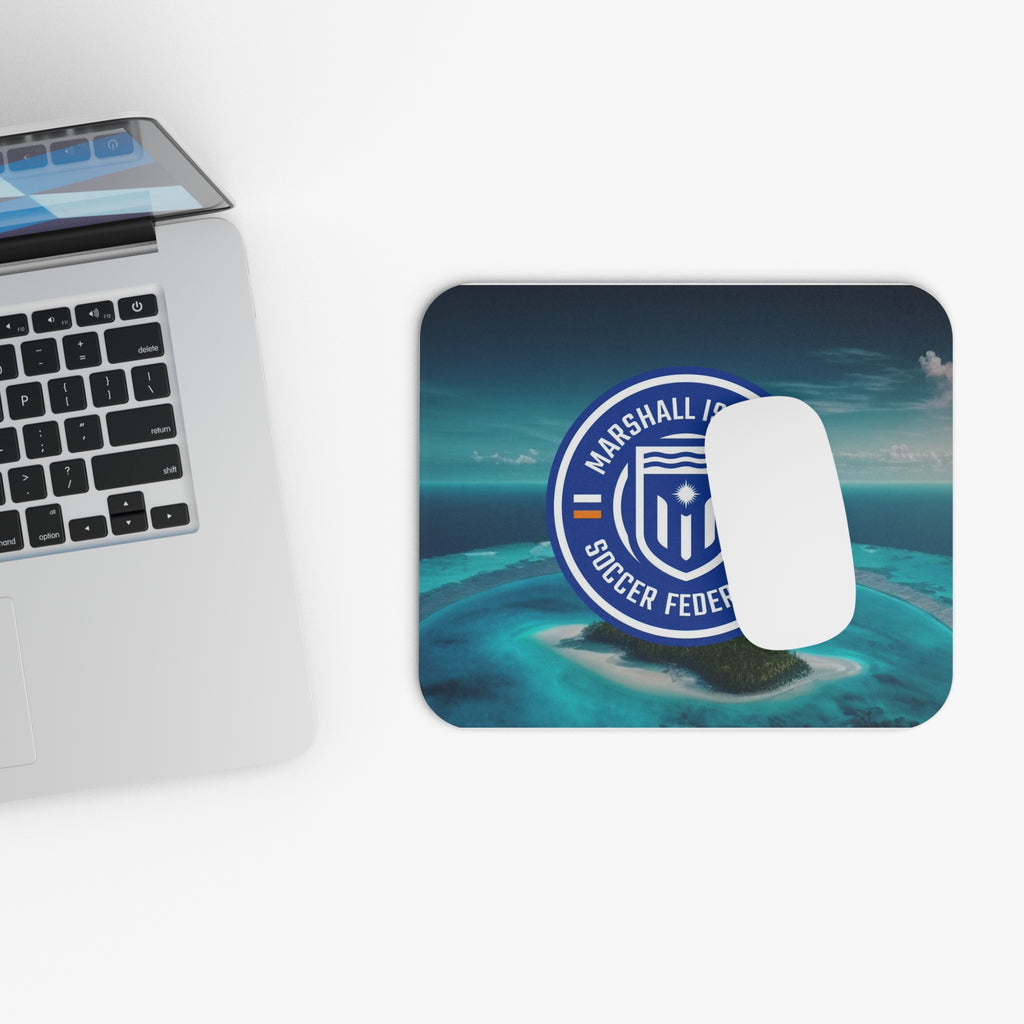 Marshall Islands Soccer Federation Mouse Pad — Tropical Atoll Design