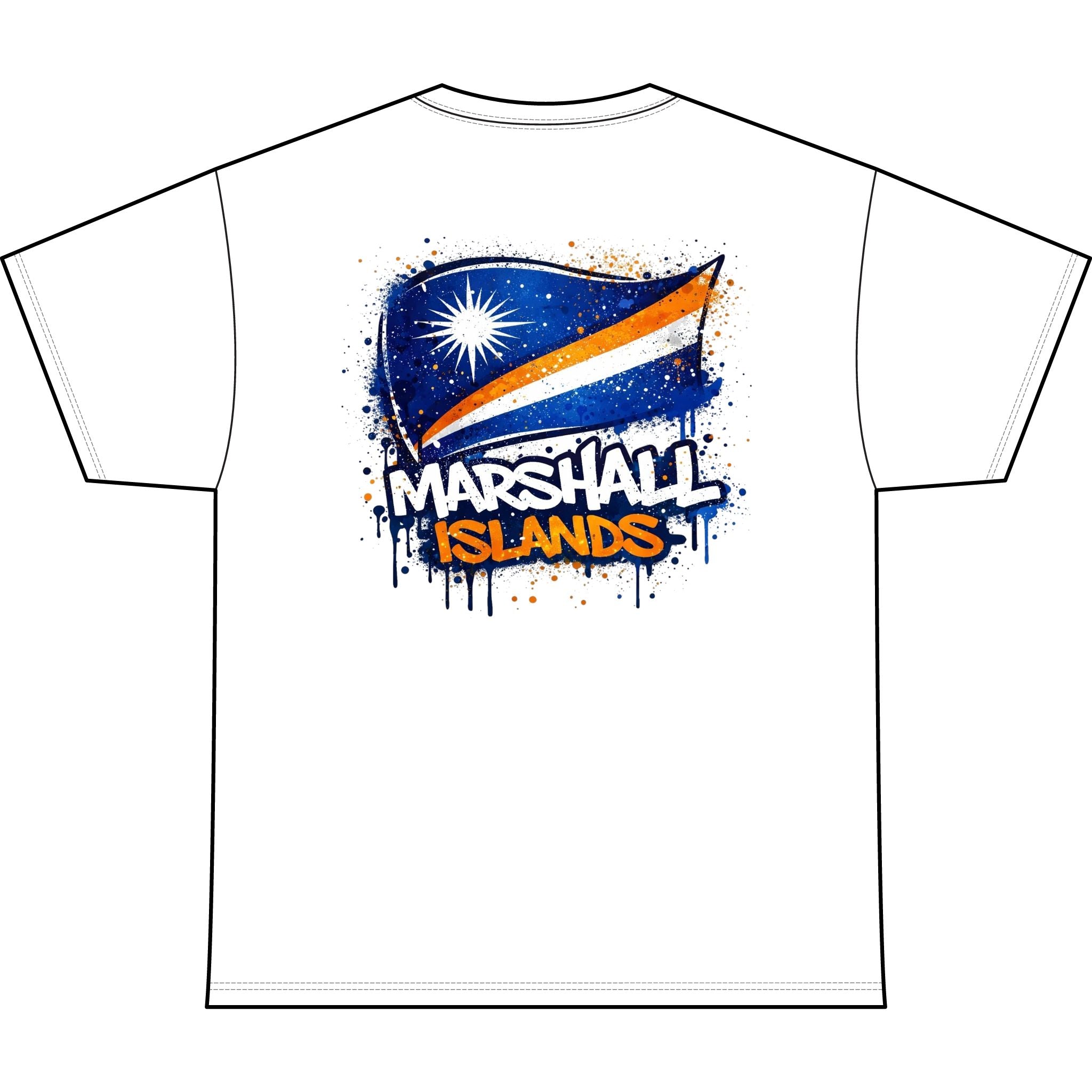 Marshall Islands Flag Graphic Tee — Tropical Pride T‑Shirt