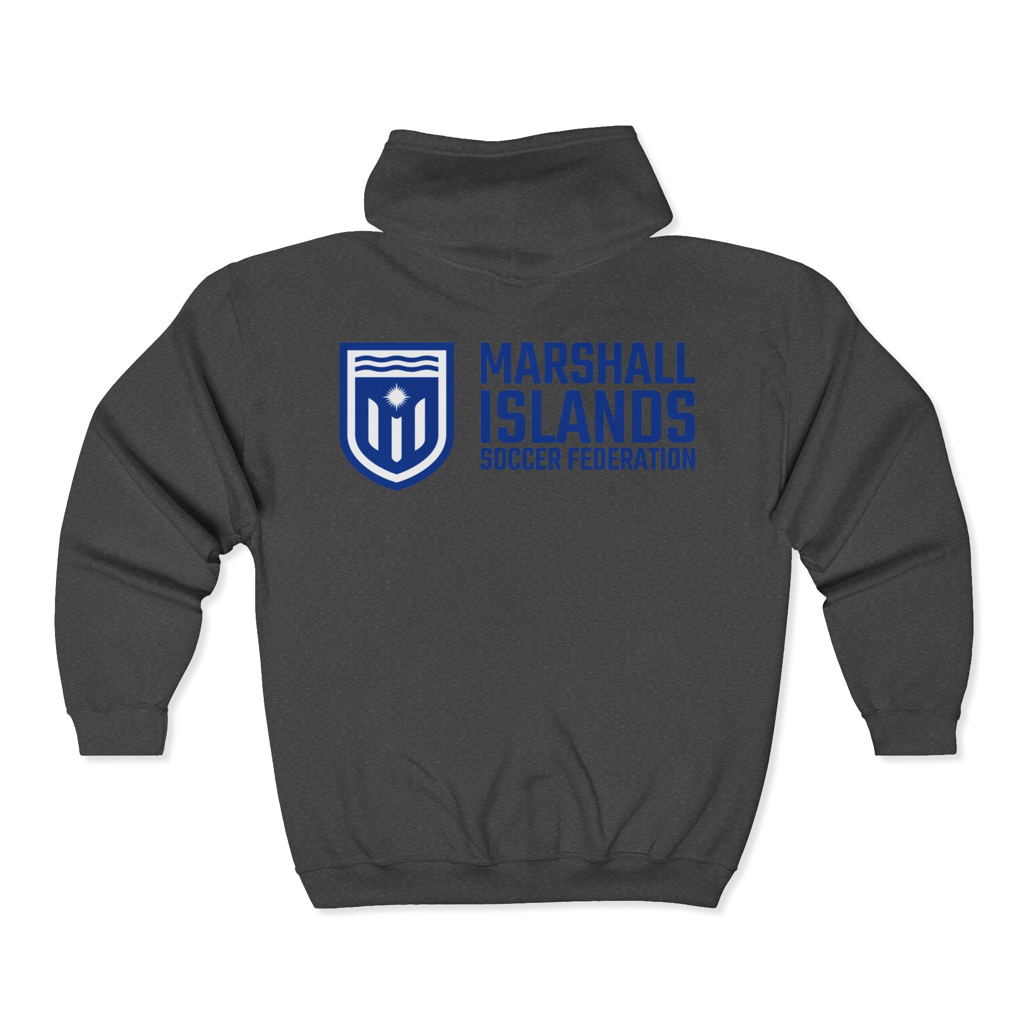 Marshall Islands Graffiti Flag Zip Hoodie — Marshall Islands Pride Full-Zip Sweatshirt