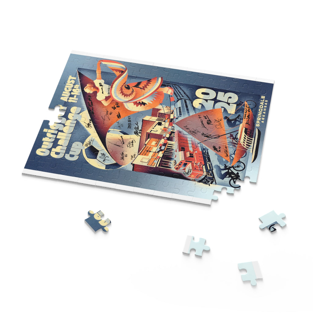 Outrigger Challenge Cup 2025 MISF Vintage Poster Puzzle — 500/252/120-Piece