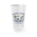 Frosted 16oz Pint Glass — MISF Vintage Soccer Crest Beer Cup